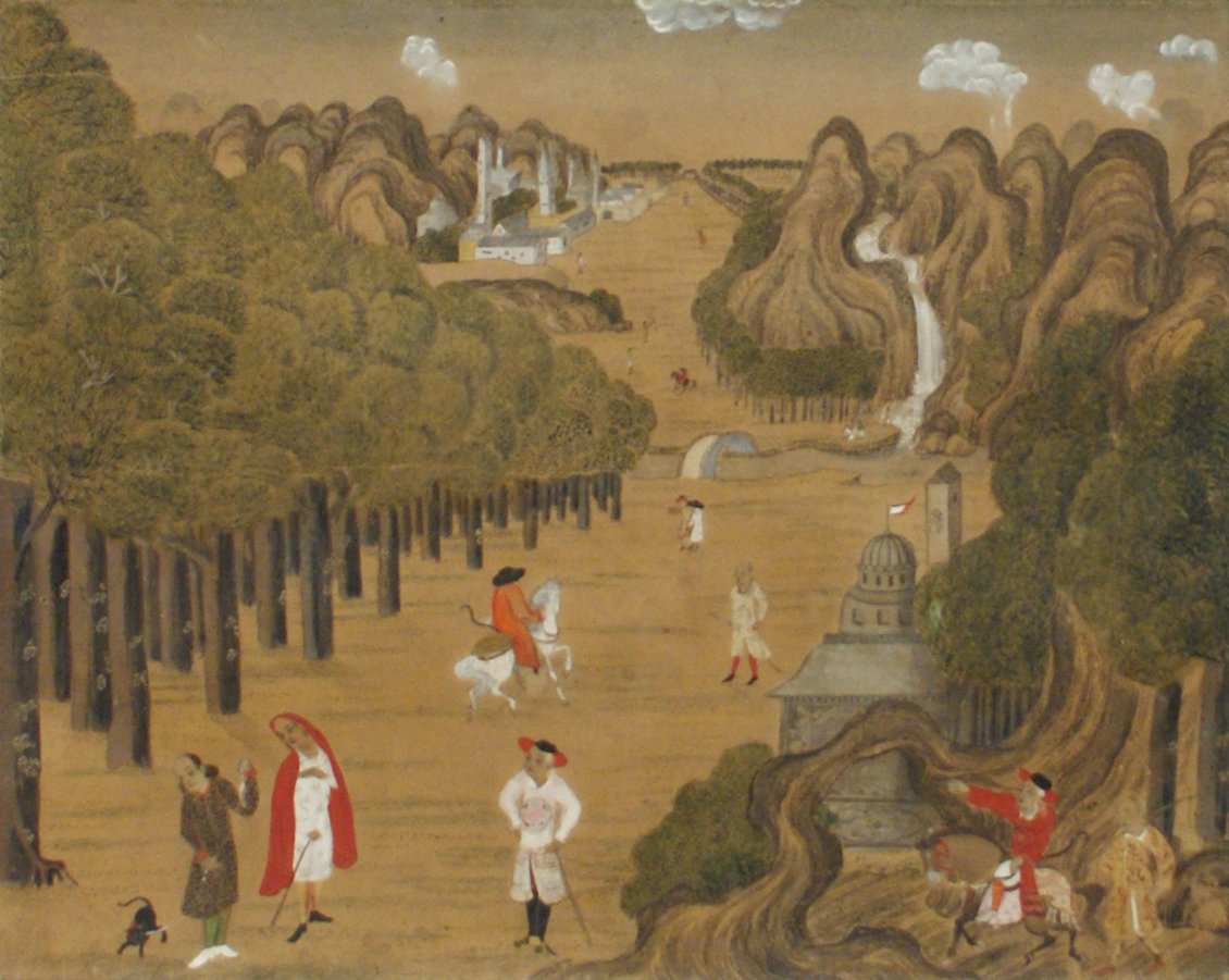 異国人の情景