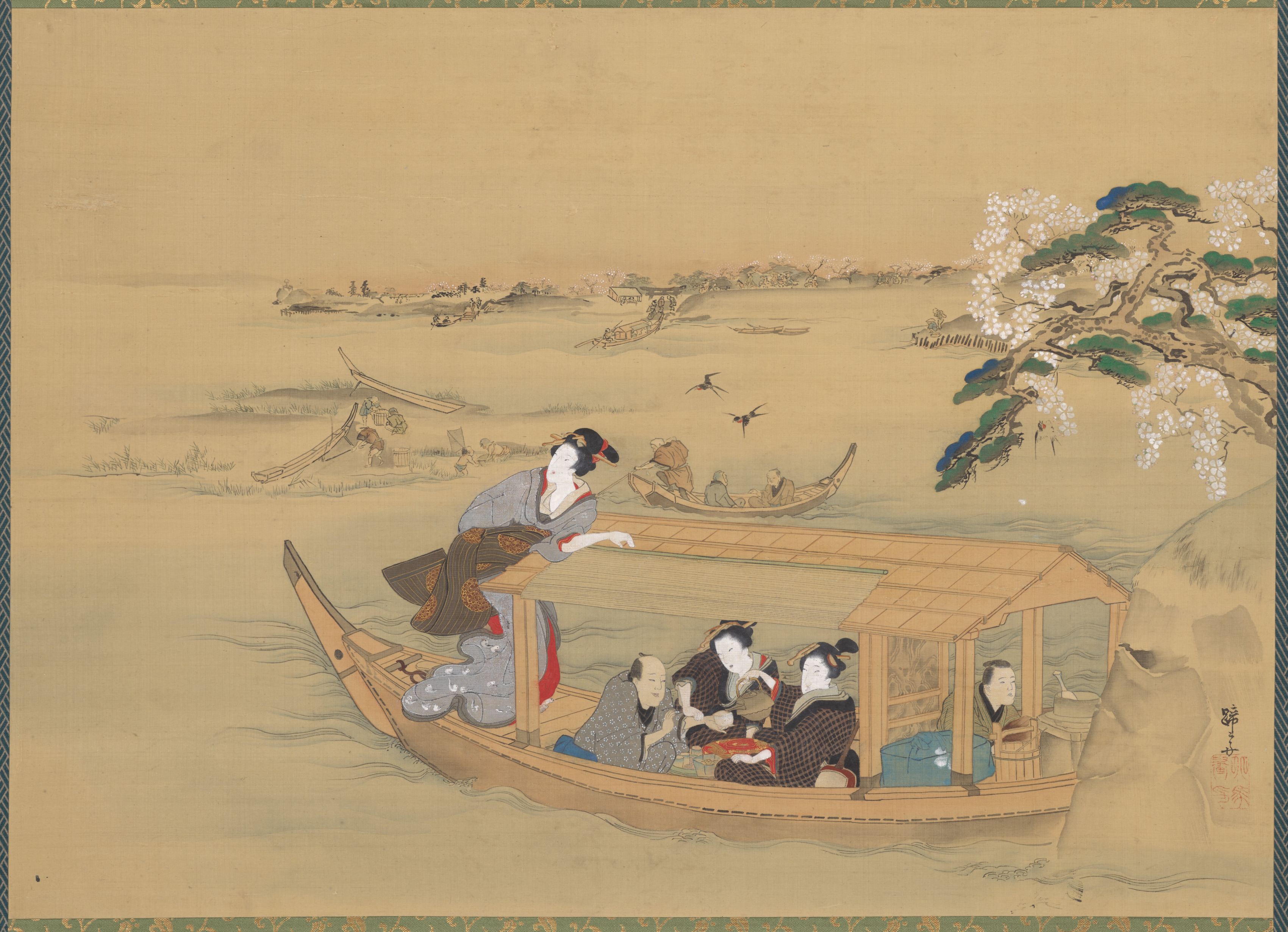 隅田川の遊山舟