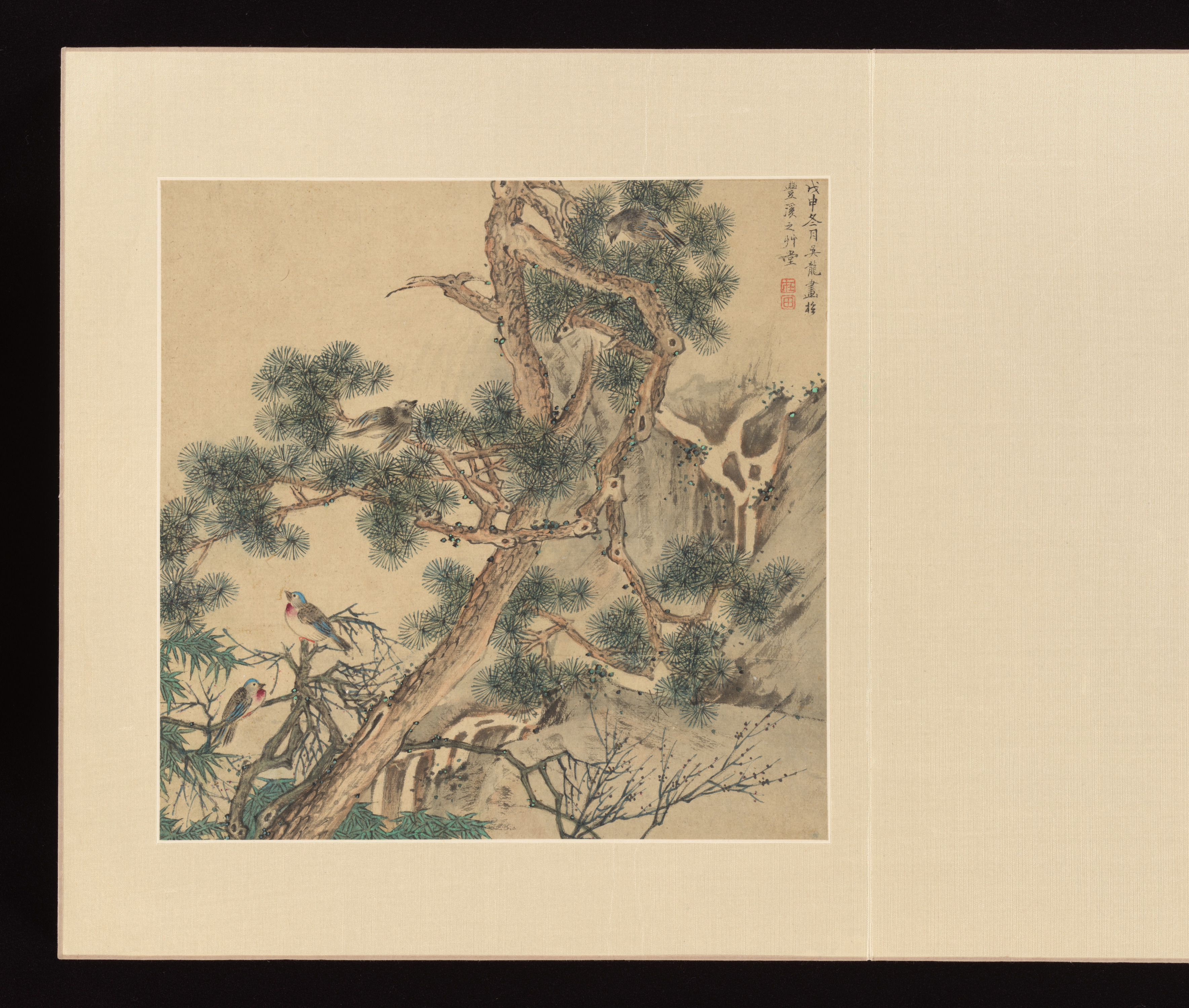仿古山水圖冊
