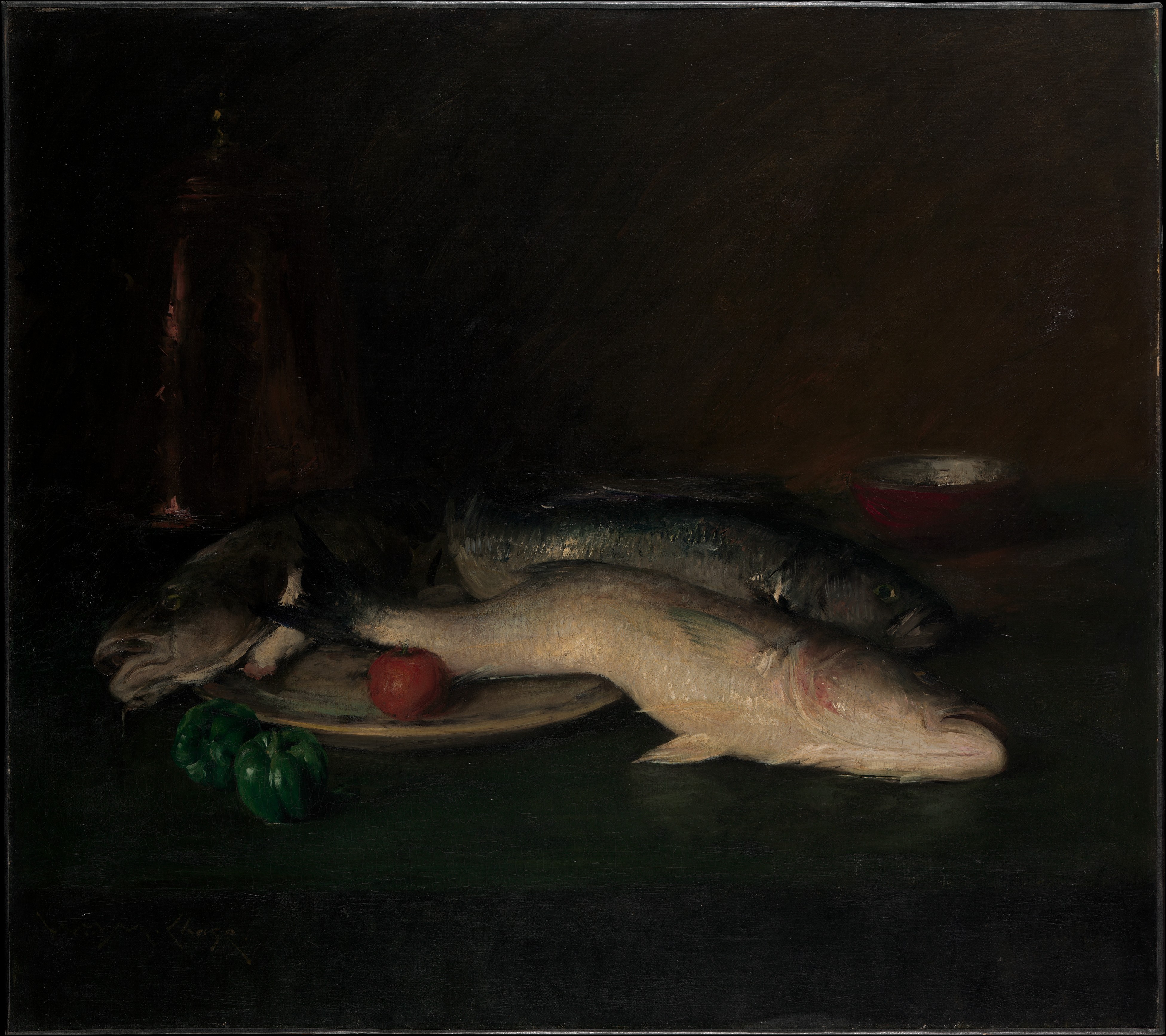静物画: 魚