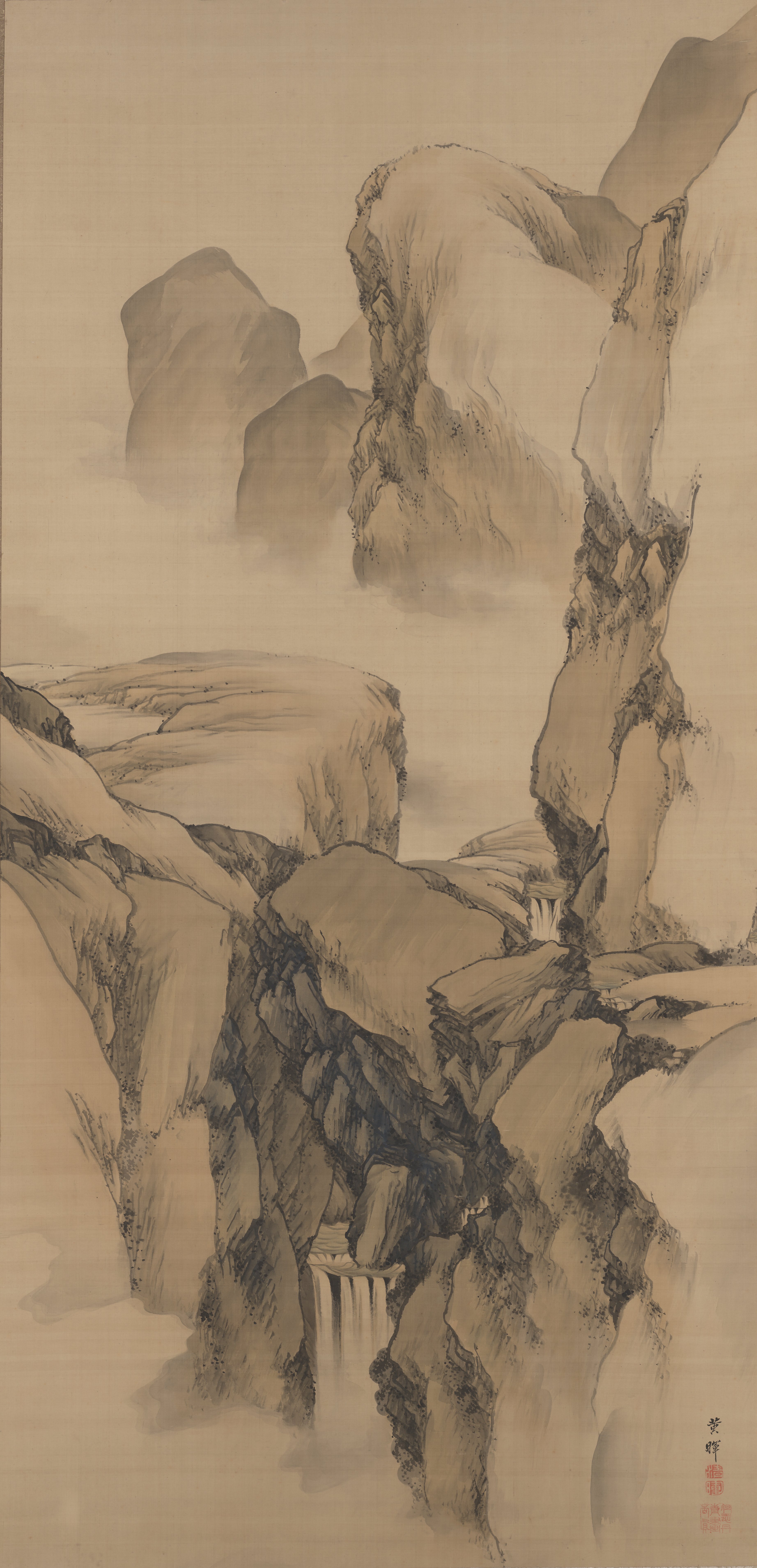 岩と渓流