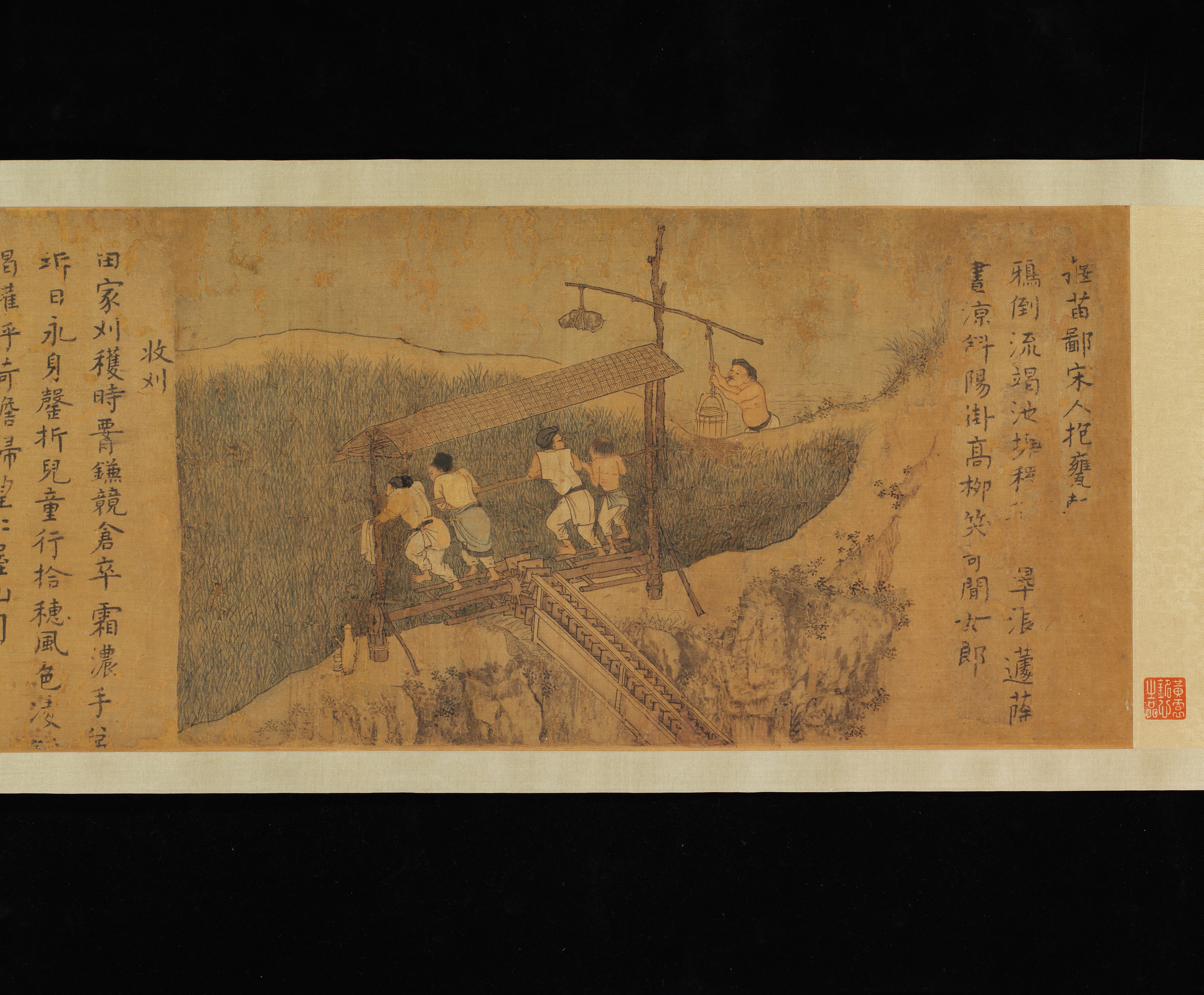 袁河池と匿名農業写真の巻 |稲作文化、あるいは種まきと刈り取り