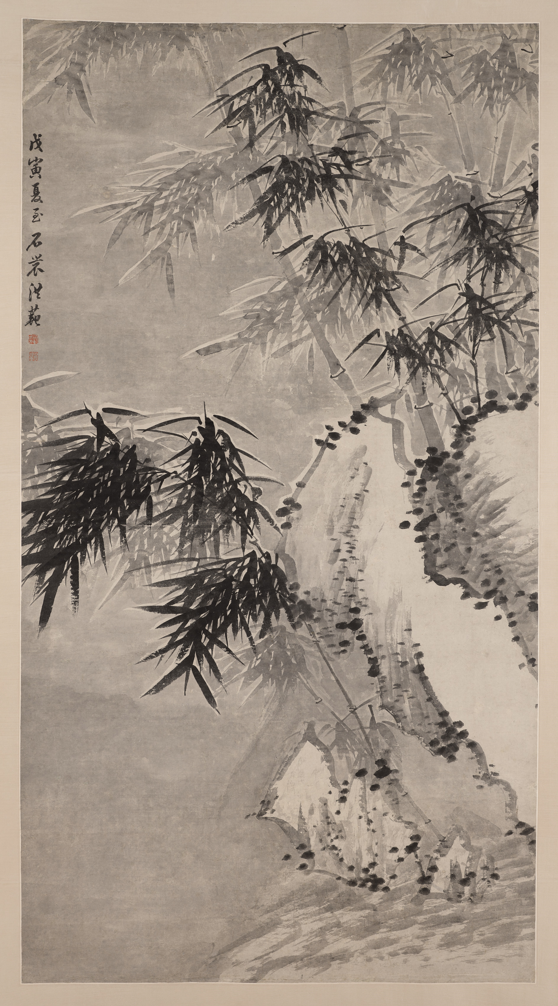 雪竹図