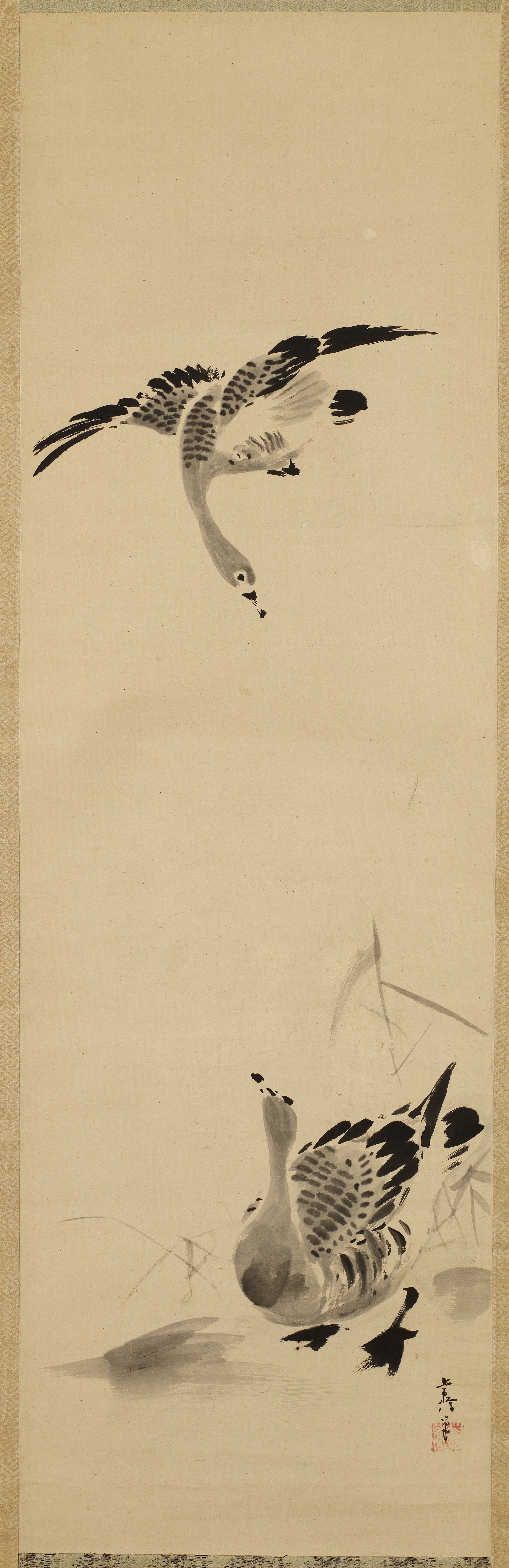 雁と葦