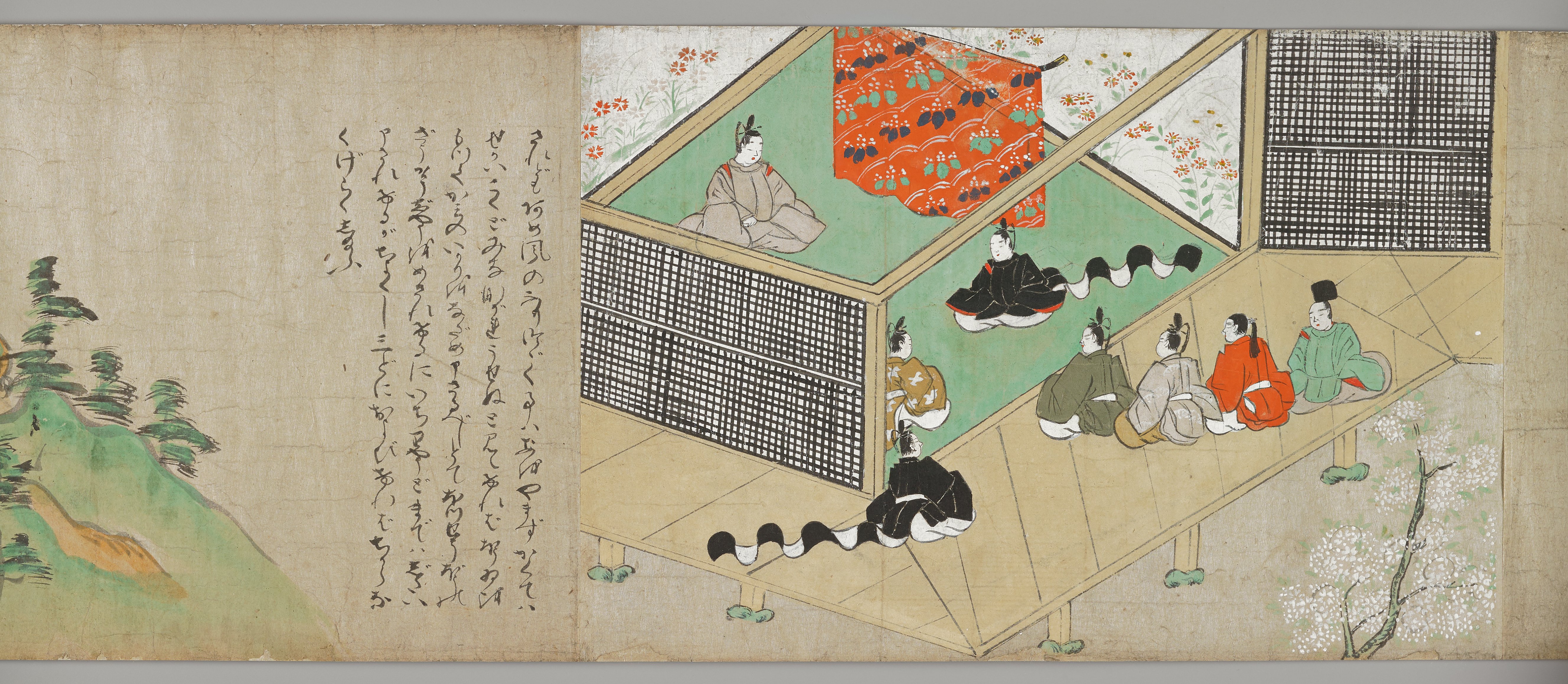 天神縁起絵巻（一対のうち）
