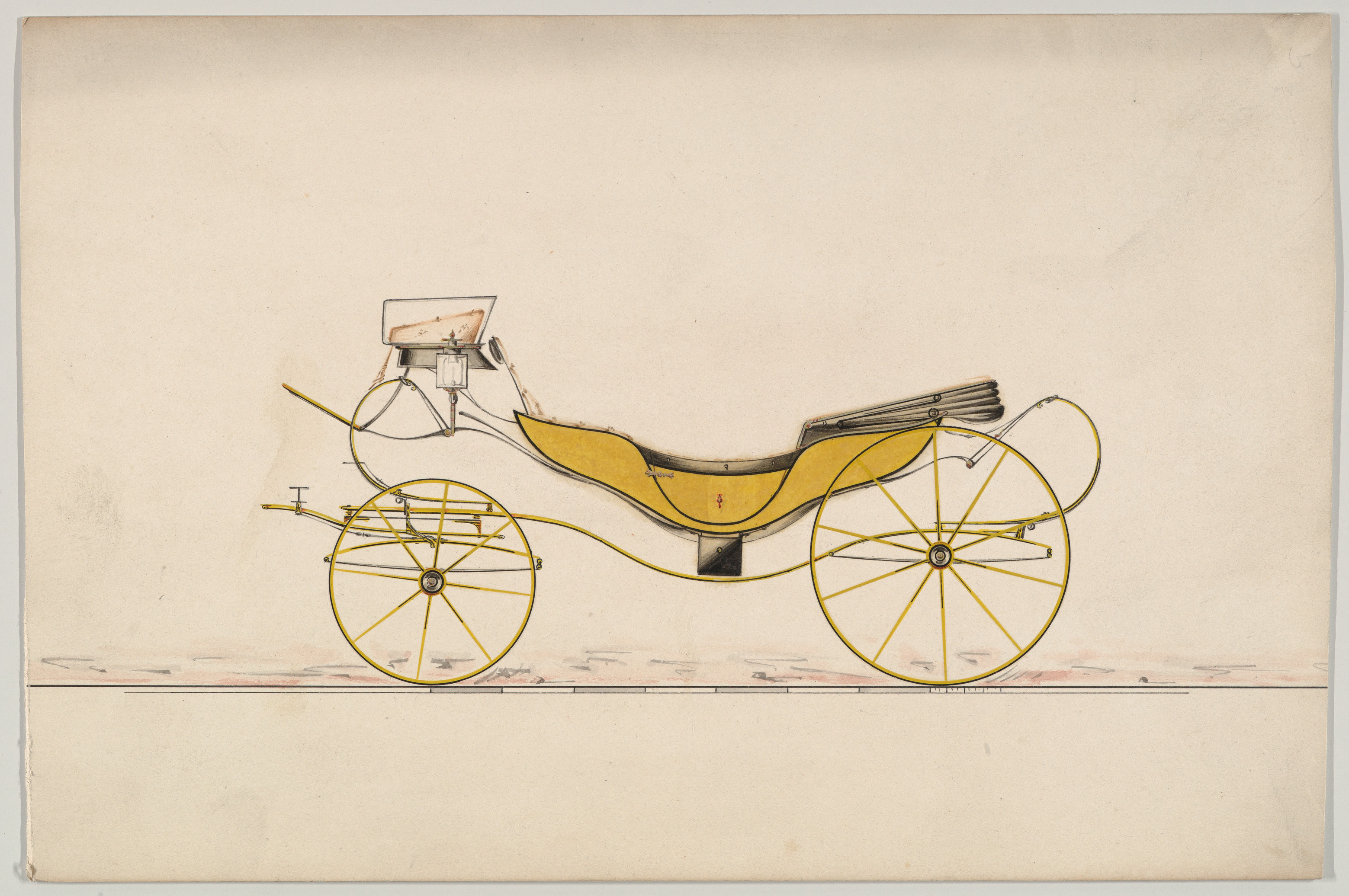 カレーシュ型馬車（番号なし）