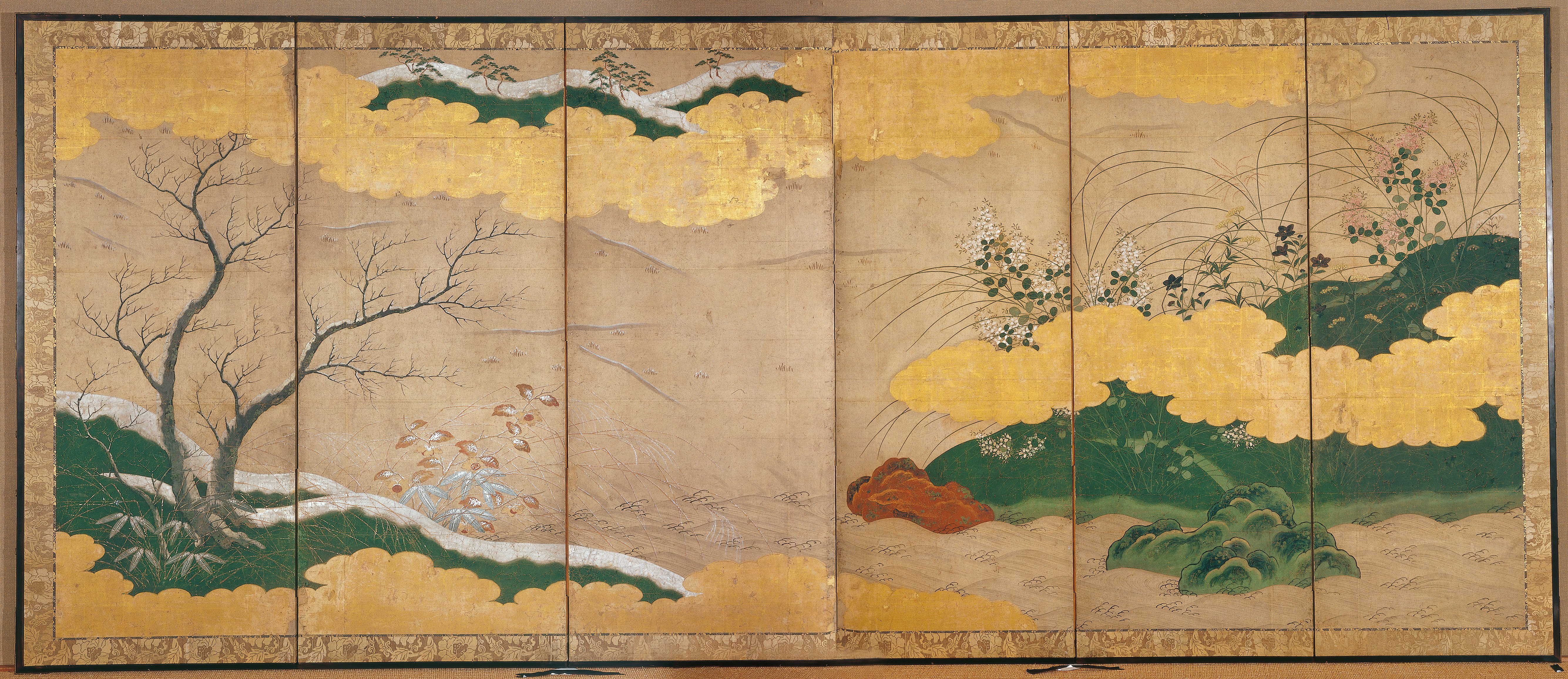 秋冬山水
