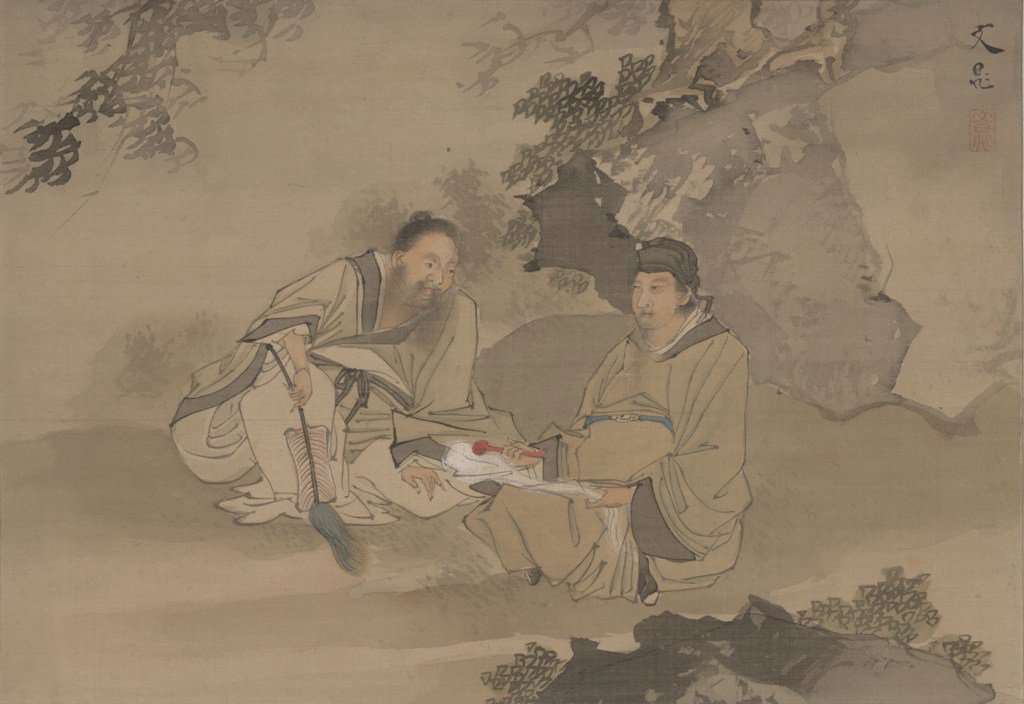 二人の中国の文人
