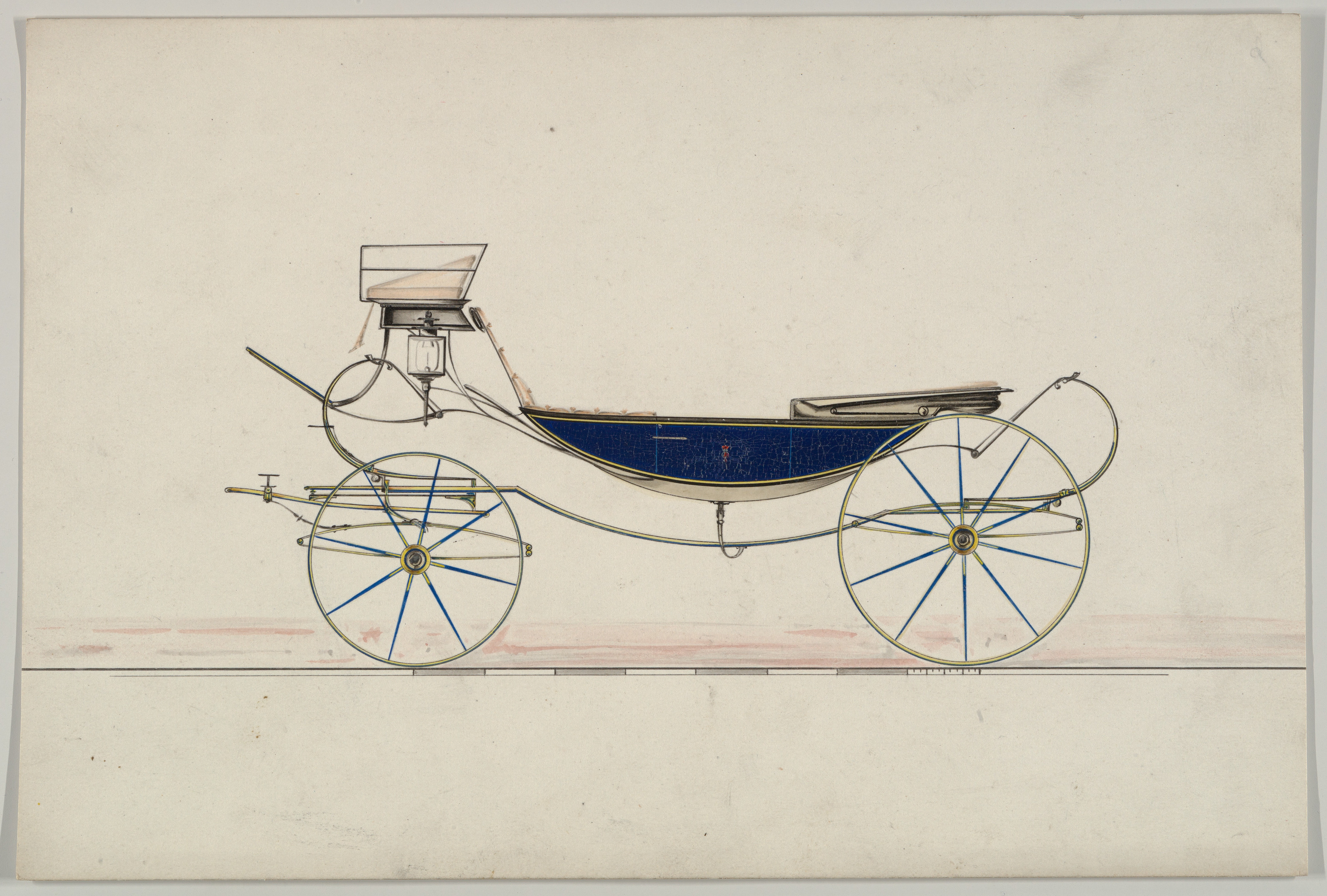 カレーシュ型馬車（番号なし）