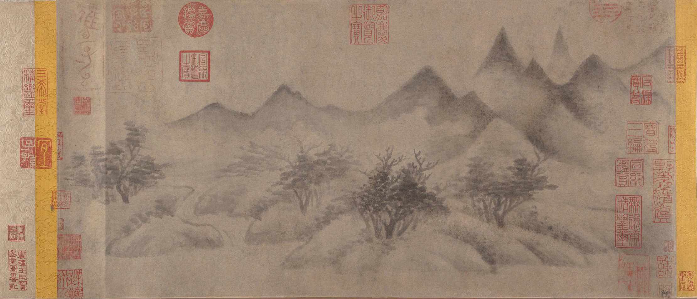 南宋時代のミー・ヨウレン 曇り山の巻 |曇った山々