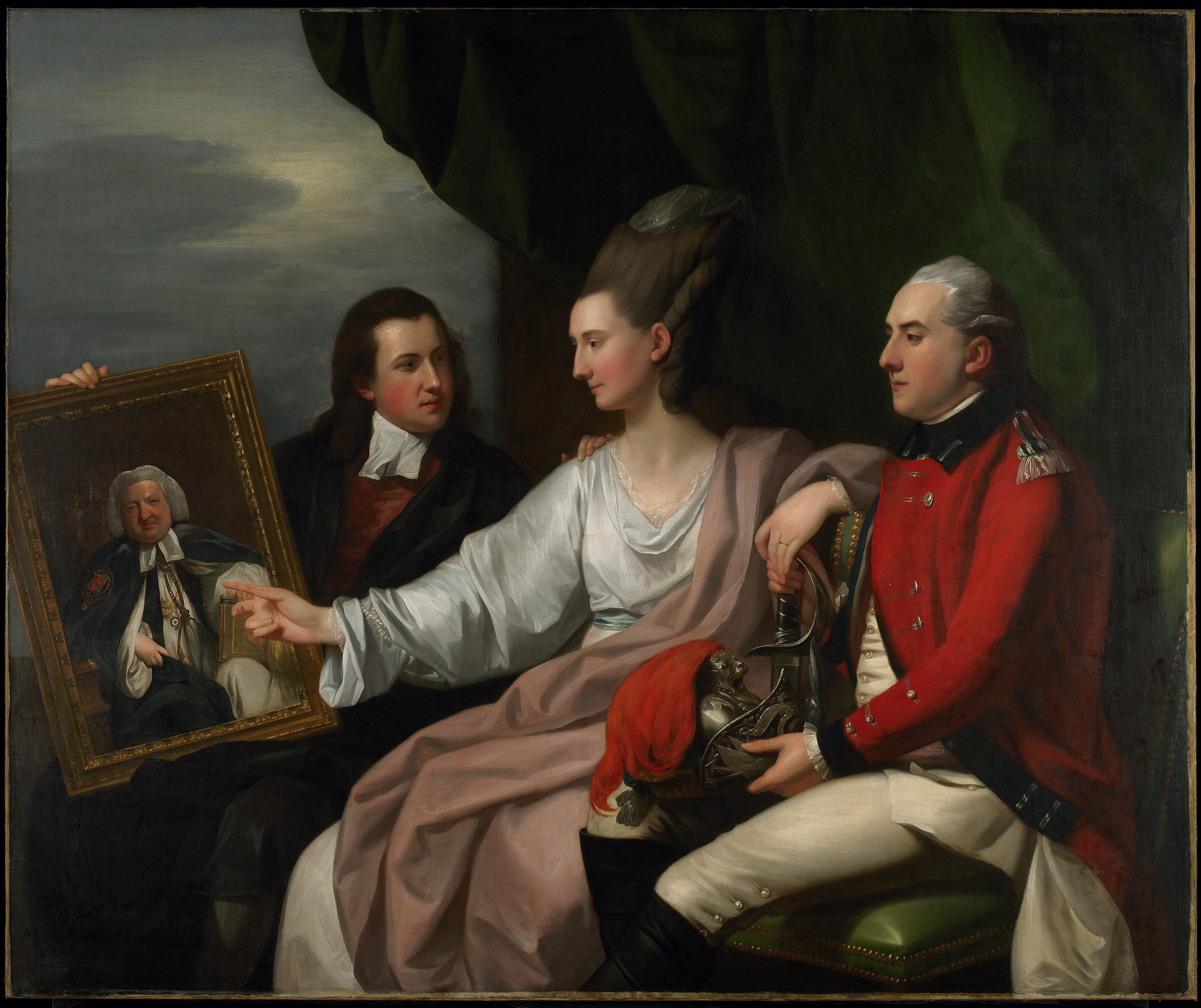 ドラモンド家の肖像：ピーター・オーリオル（1754–1799）、メアリー・ブリジット・ミルンズ（1755–1835）、ジョージ・ウィリアム（1761–1807）
