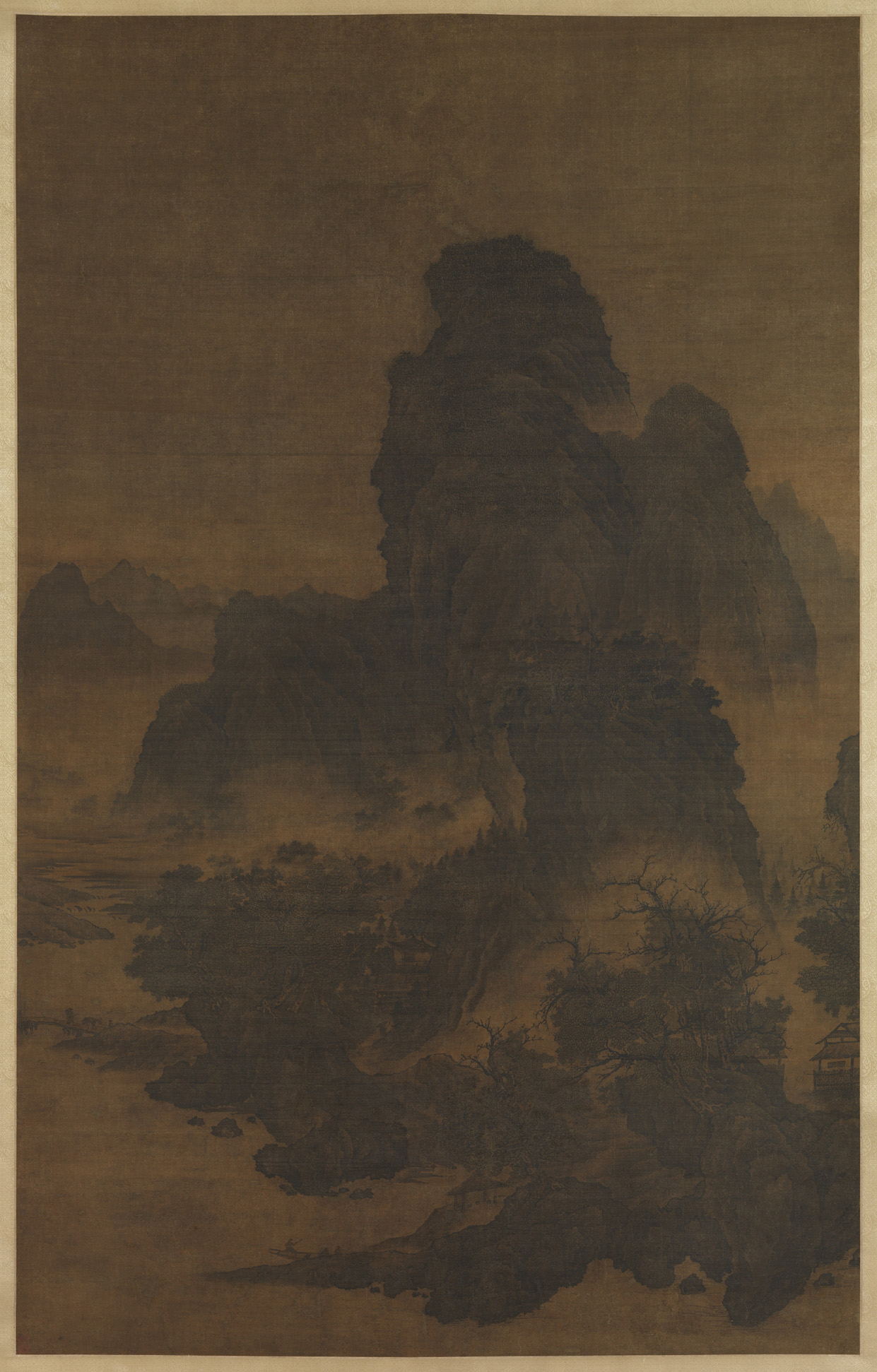 ファン・クアン軸風の北宋時代の匿名の風景 |ファン・クアン風の風景