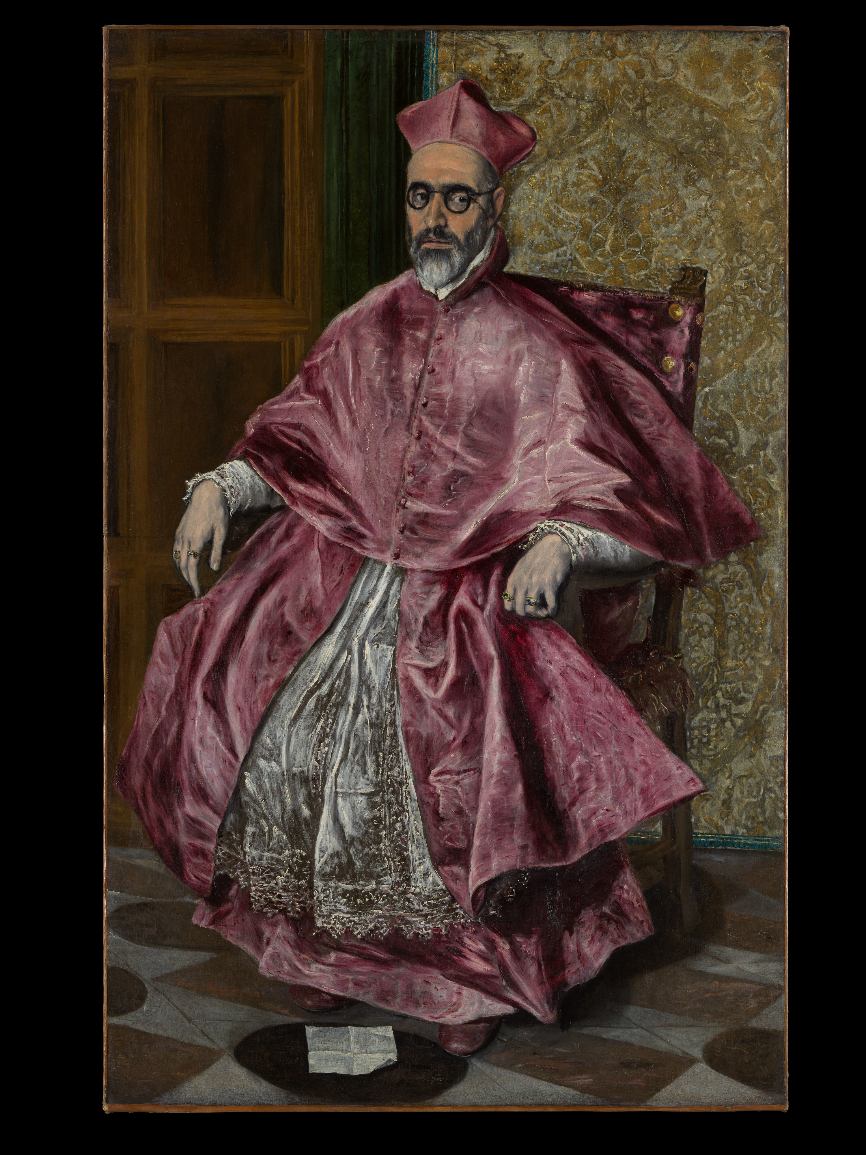 枢機卿の肖像画、おそらく枢機卿ドン・フェルナンド・ニーニョ・デ・ゲバラ(1541–1609年)