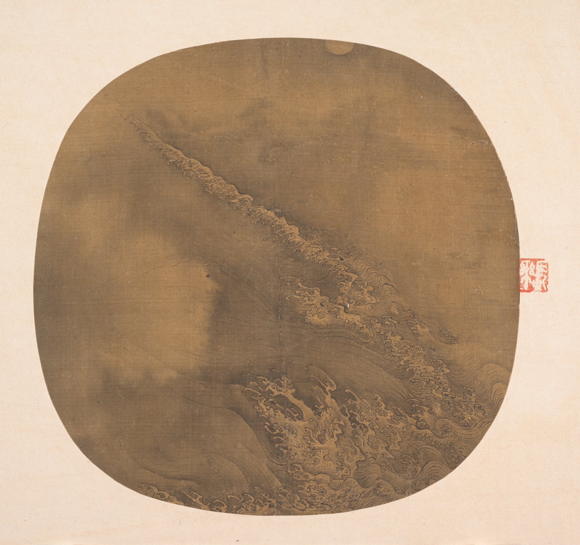 南宋時代の月明かりの中の匿名の波 トゥアンファン |月明かりの中の波
