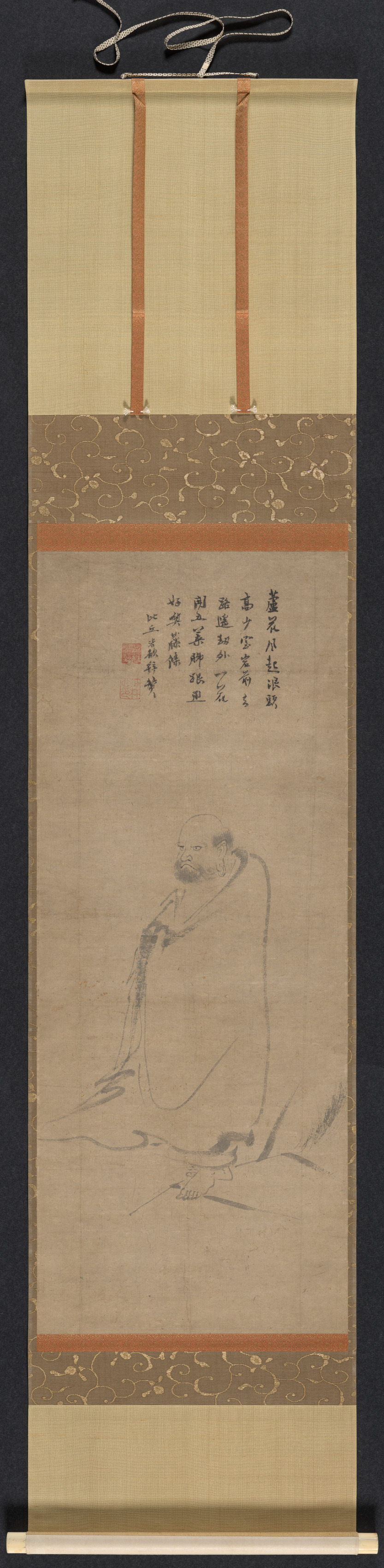 蘆葉達磨図