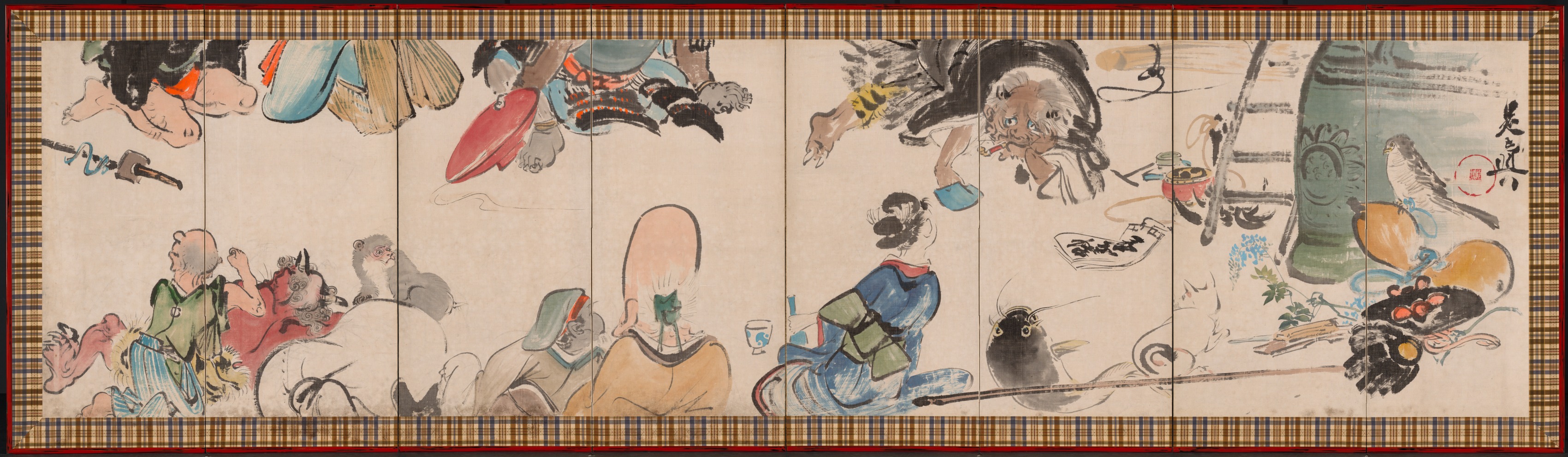 大津絵の画題寄せ集め