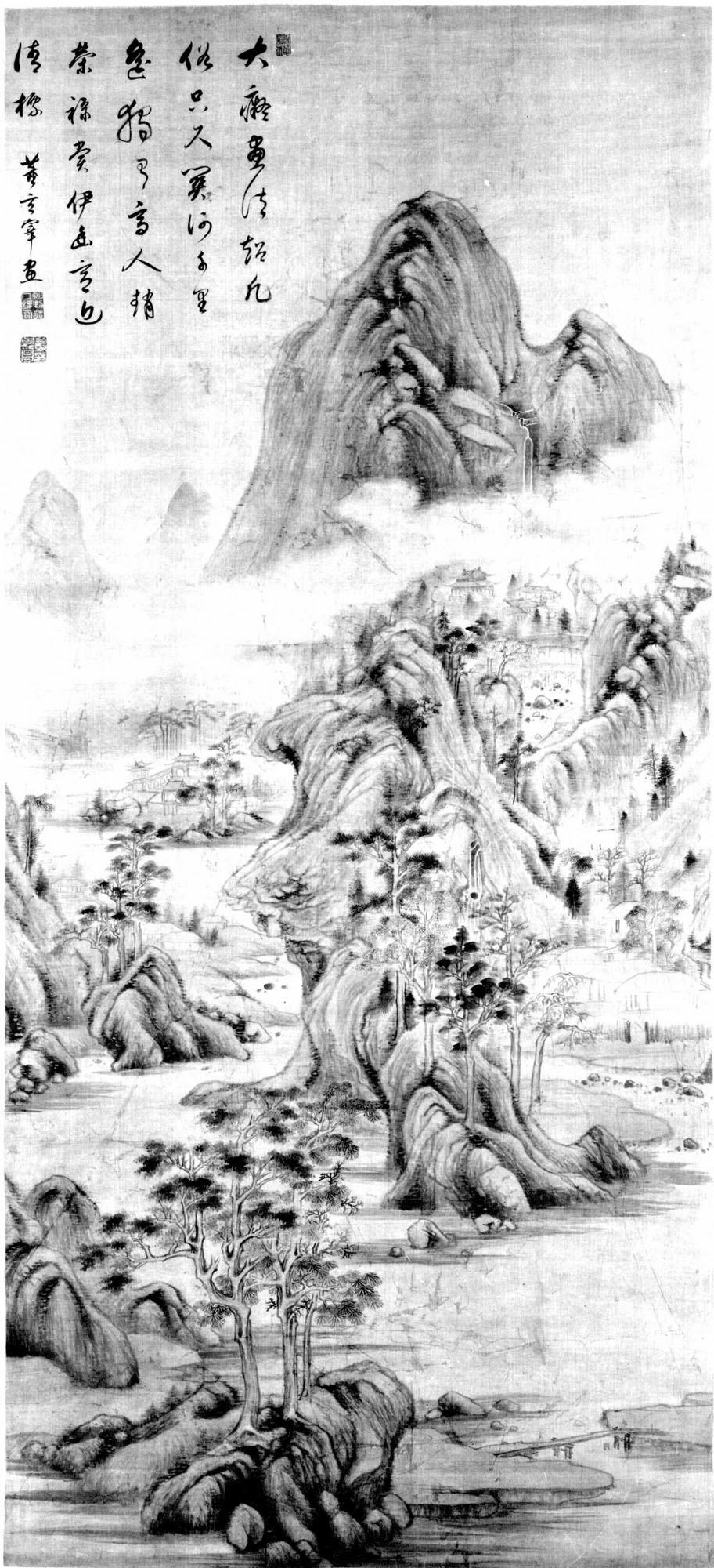 清朝の風景軸|風景