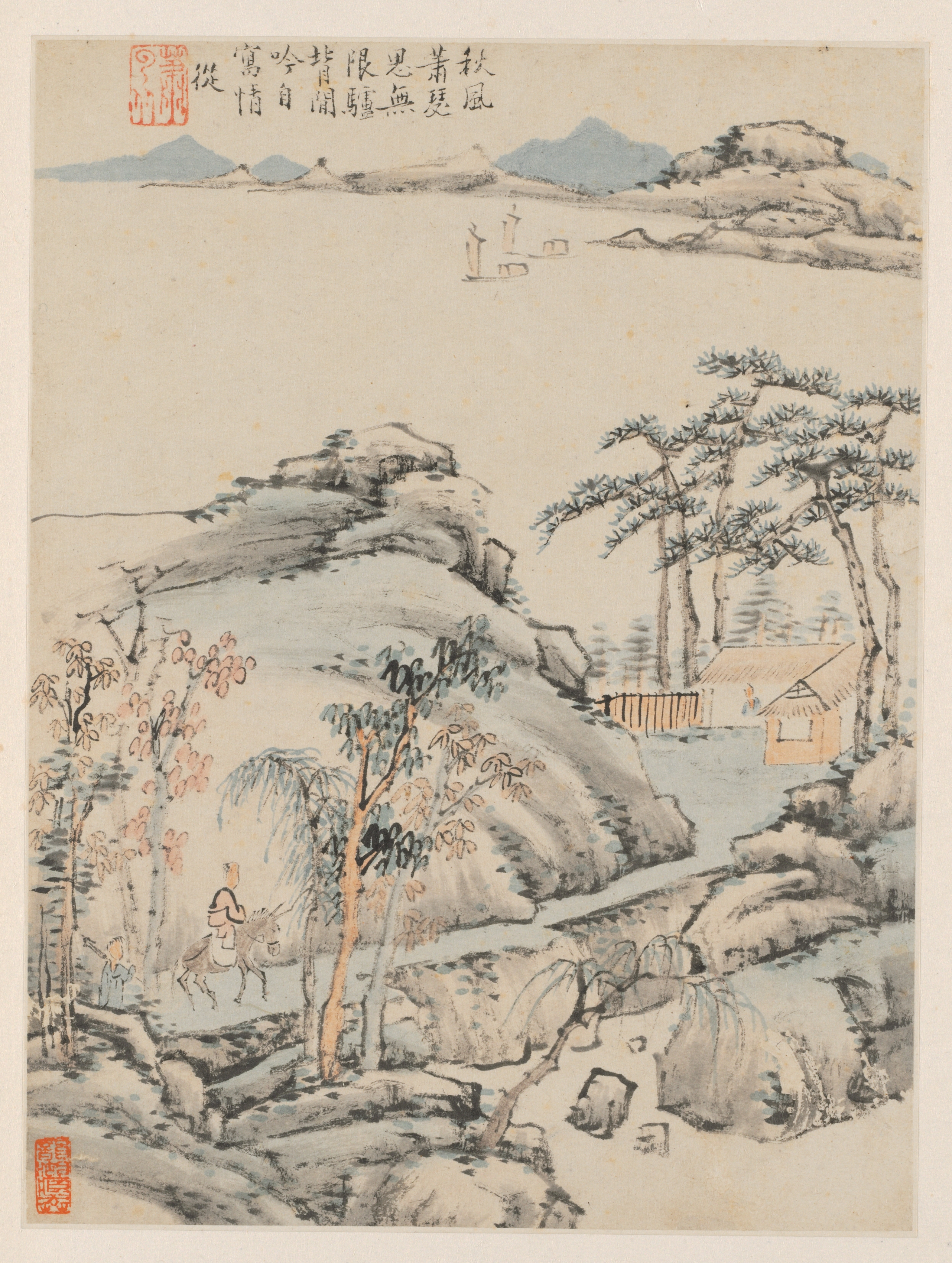 四季山水画冊 第F図（旧第5図）