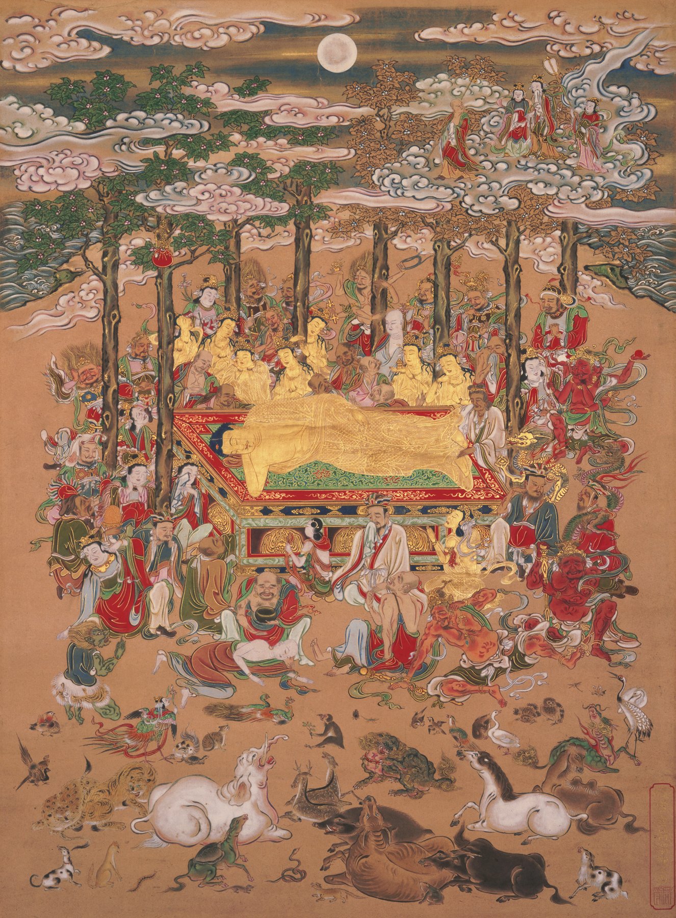 釈迦涅槃図