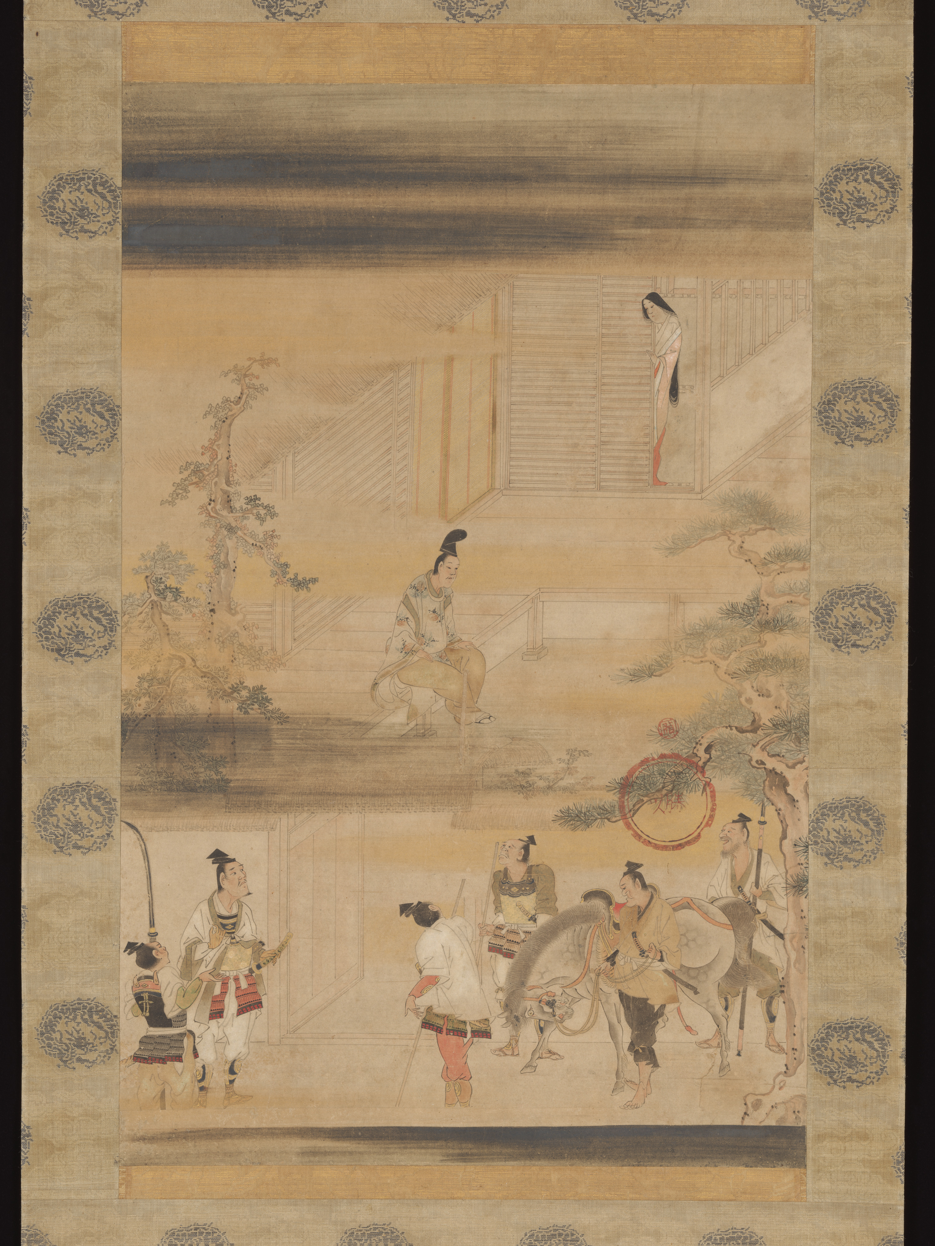 岩佐又兵衛筆　『平家物語』 平維盛 北の方惜別図