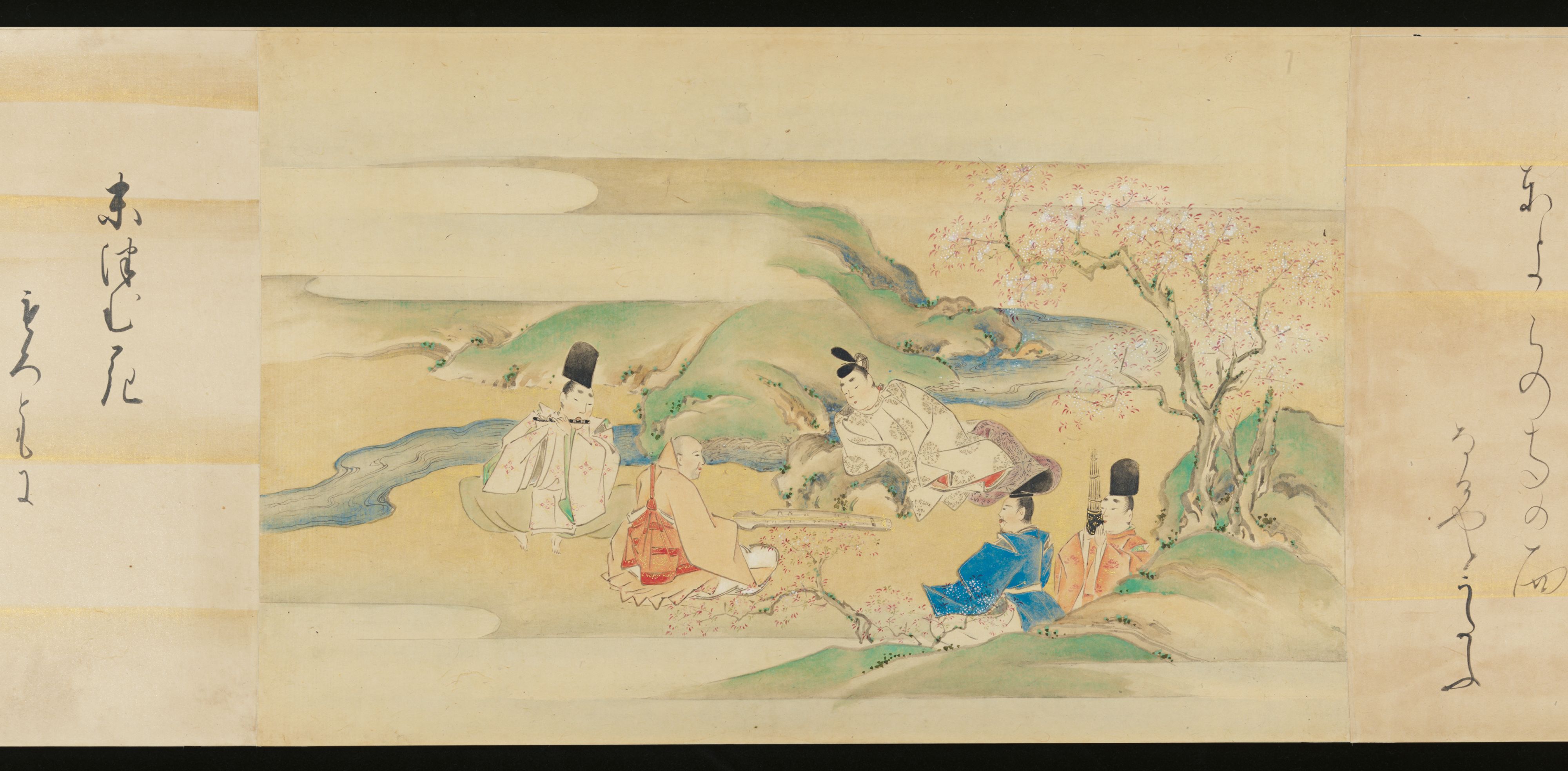 伝海奇曜雪筆『源氏物語』絵巻|源氏物語