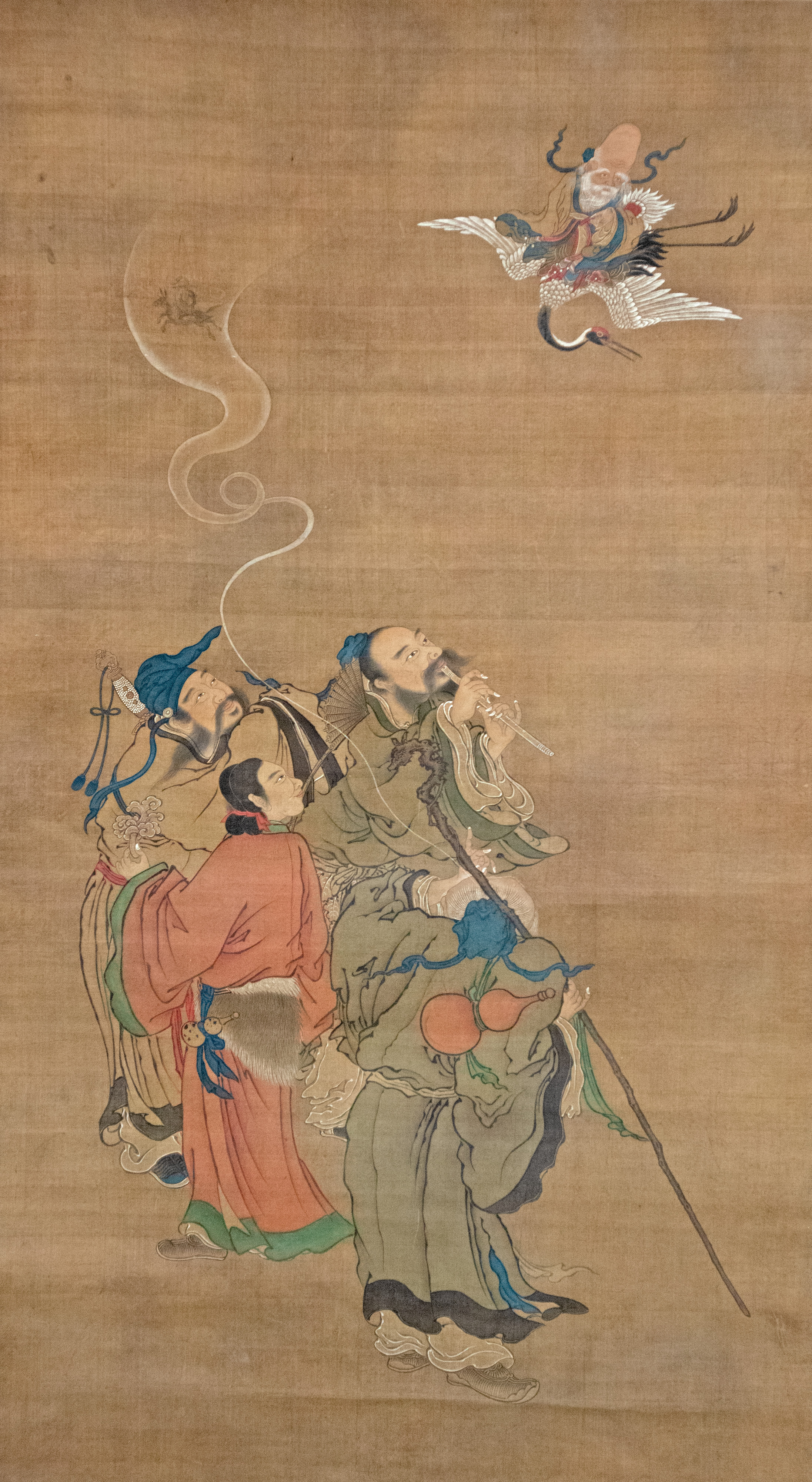 寿老人を迎える8人の道士