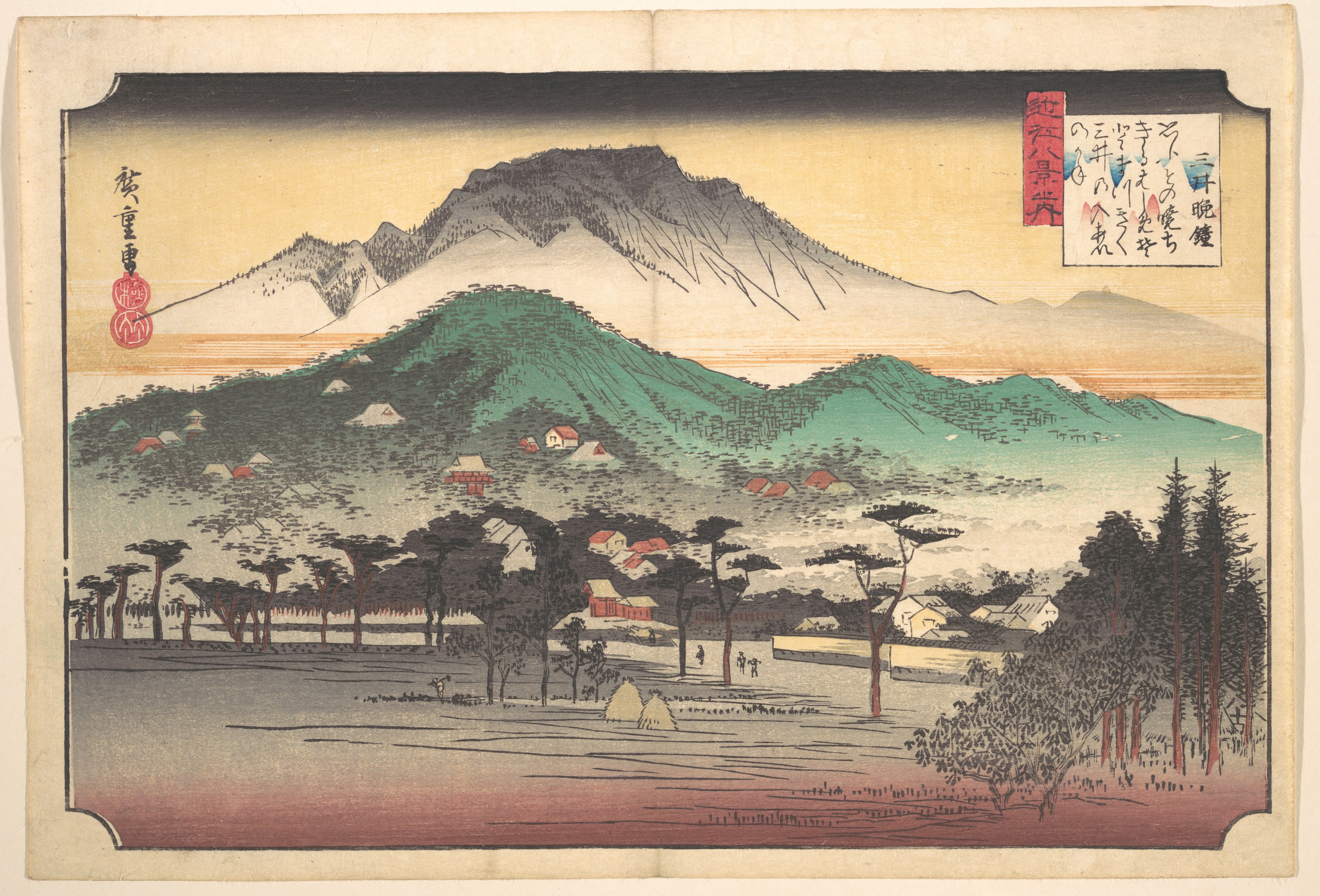 近江八景の一つ、三井寺の鐘三井寺のヴェスパーの鐘