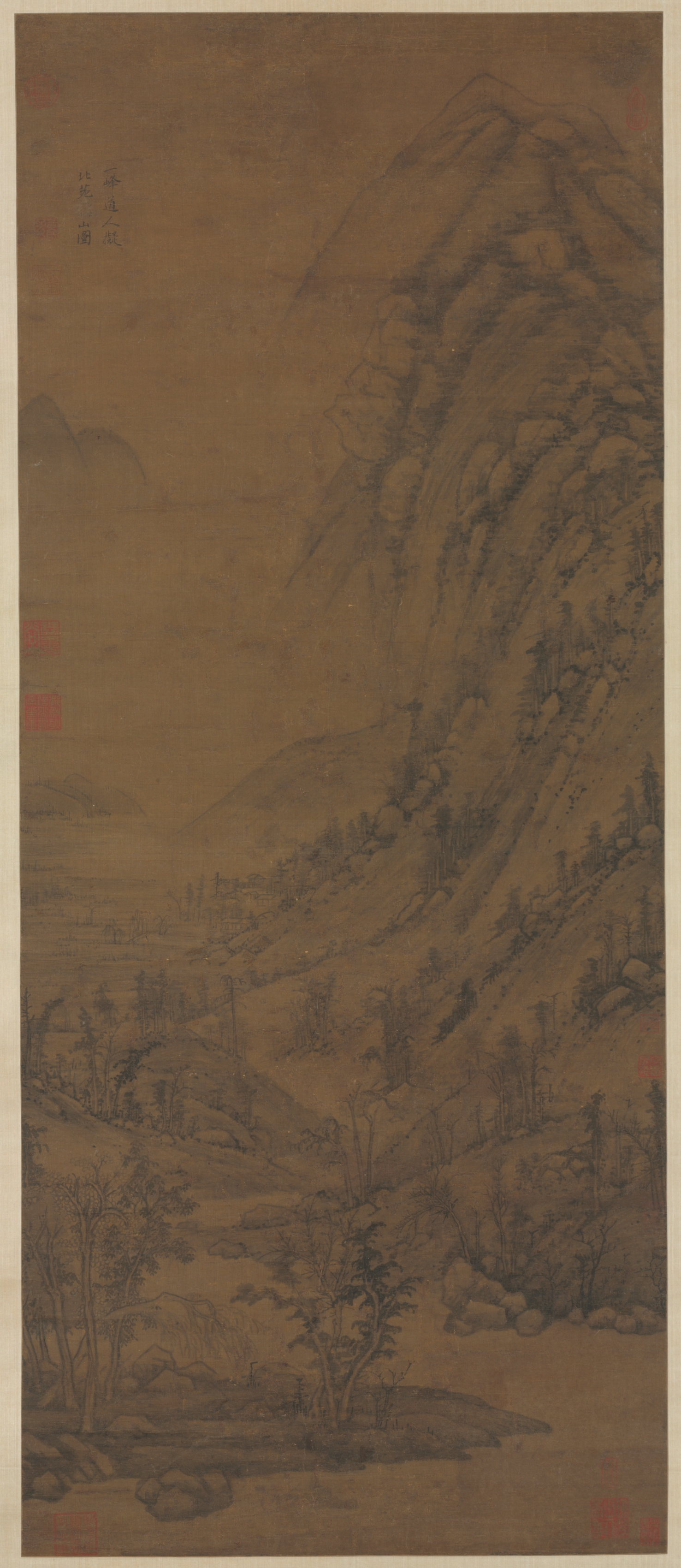 夏山図（董源［937頃–75頃に活動］に倣う）