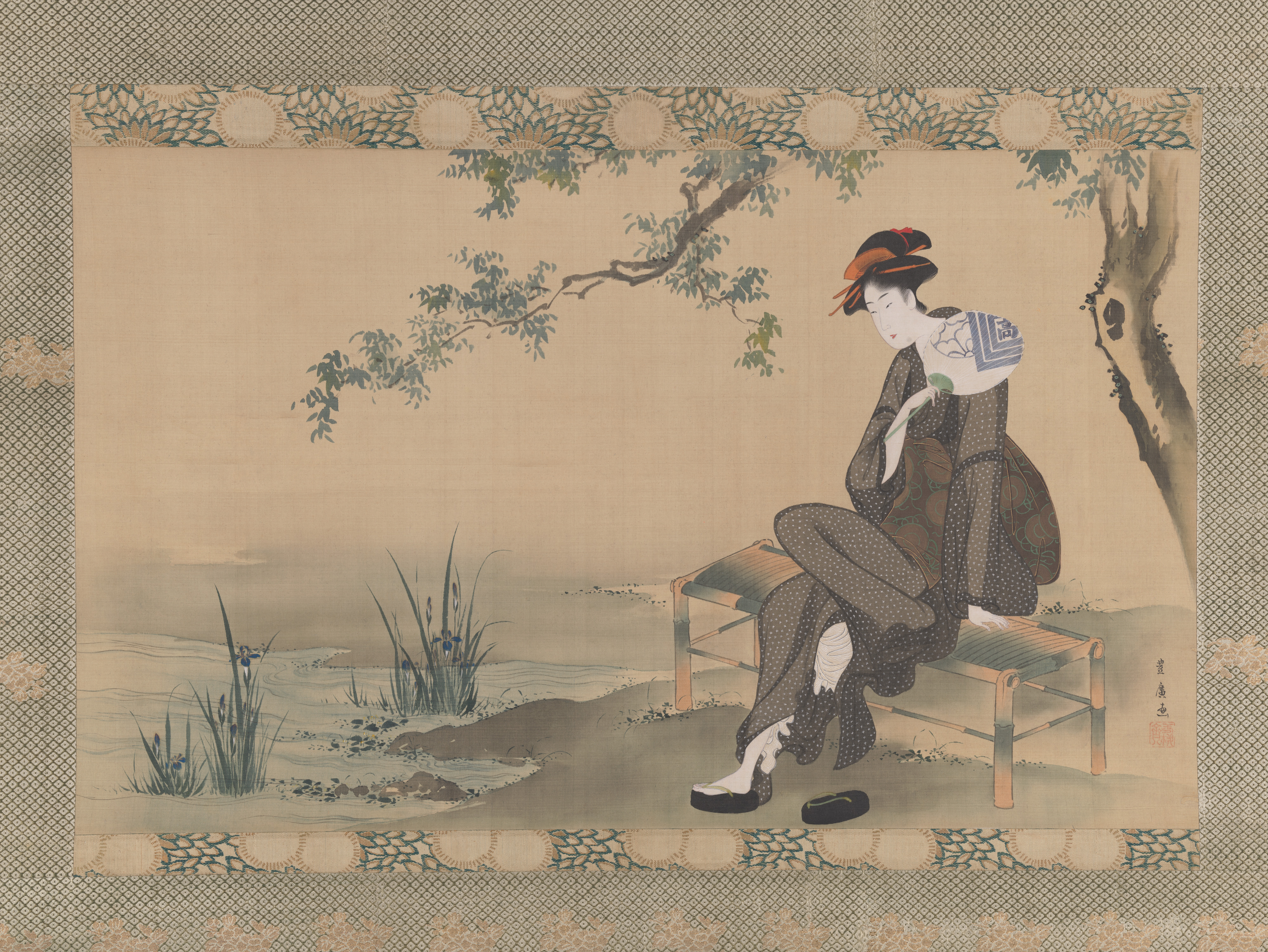 歌川豊裕美「Cooling Beauty」｜体を冷やす女性