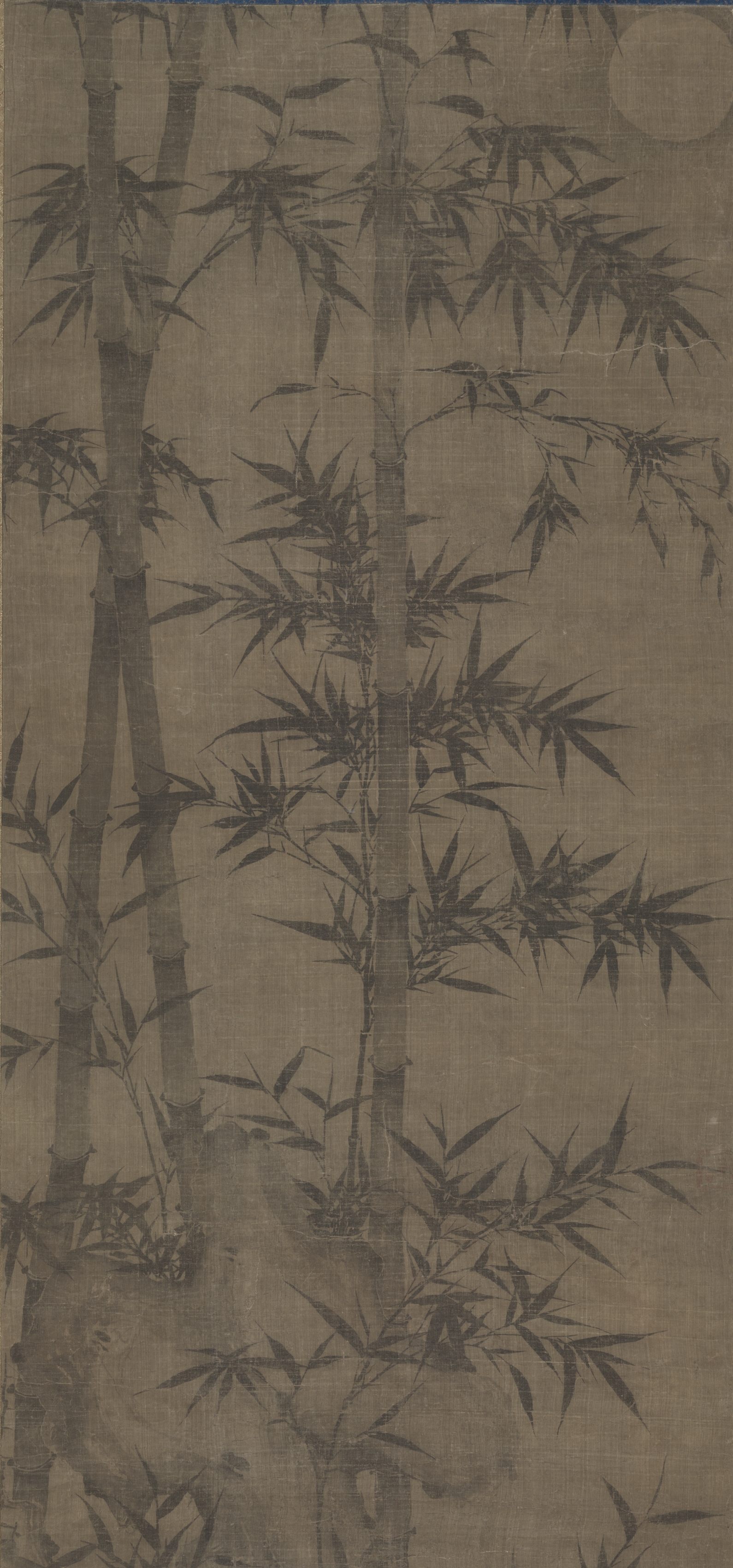 四季竹図：春