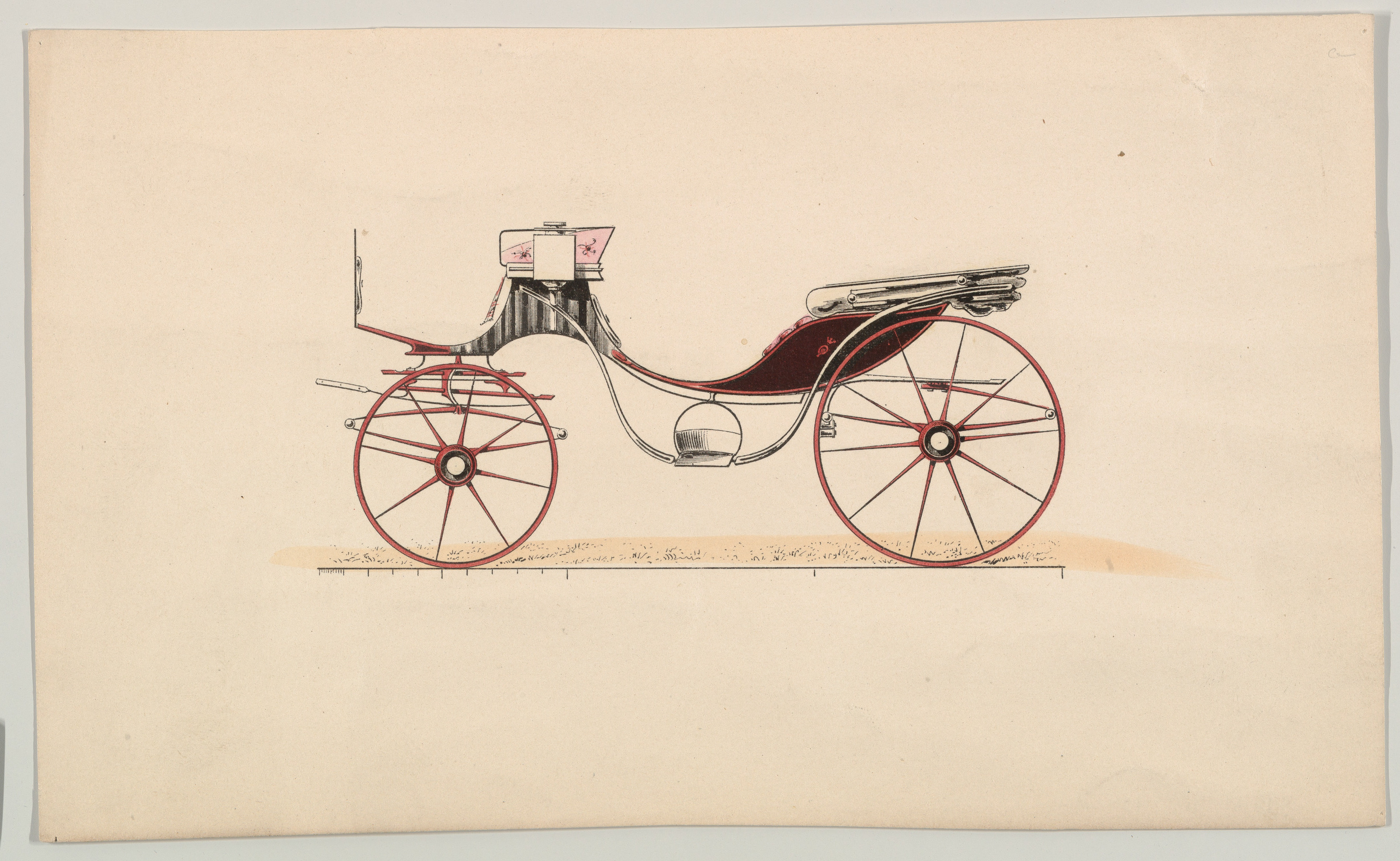 カブリオレ型馬車（番号なし）