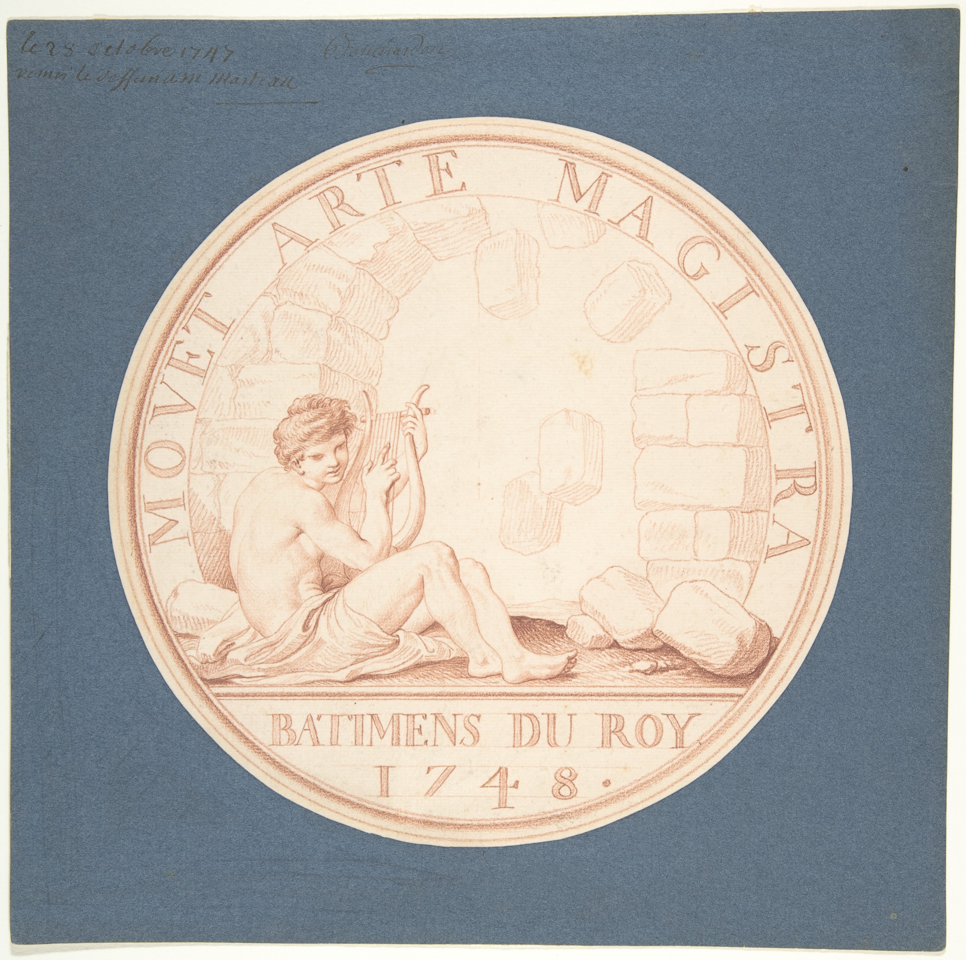 トークンのデザイン: Bâtiments du Roi、1748