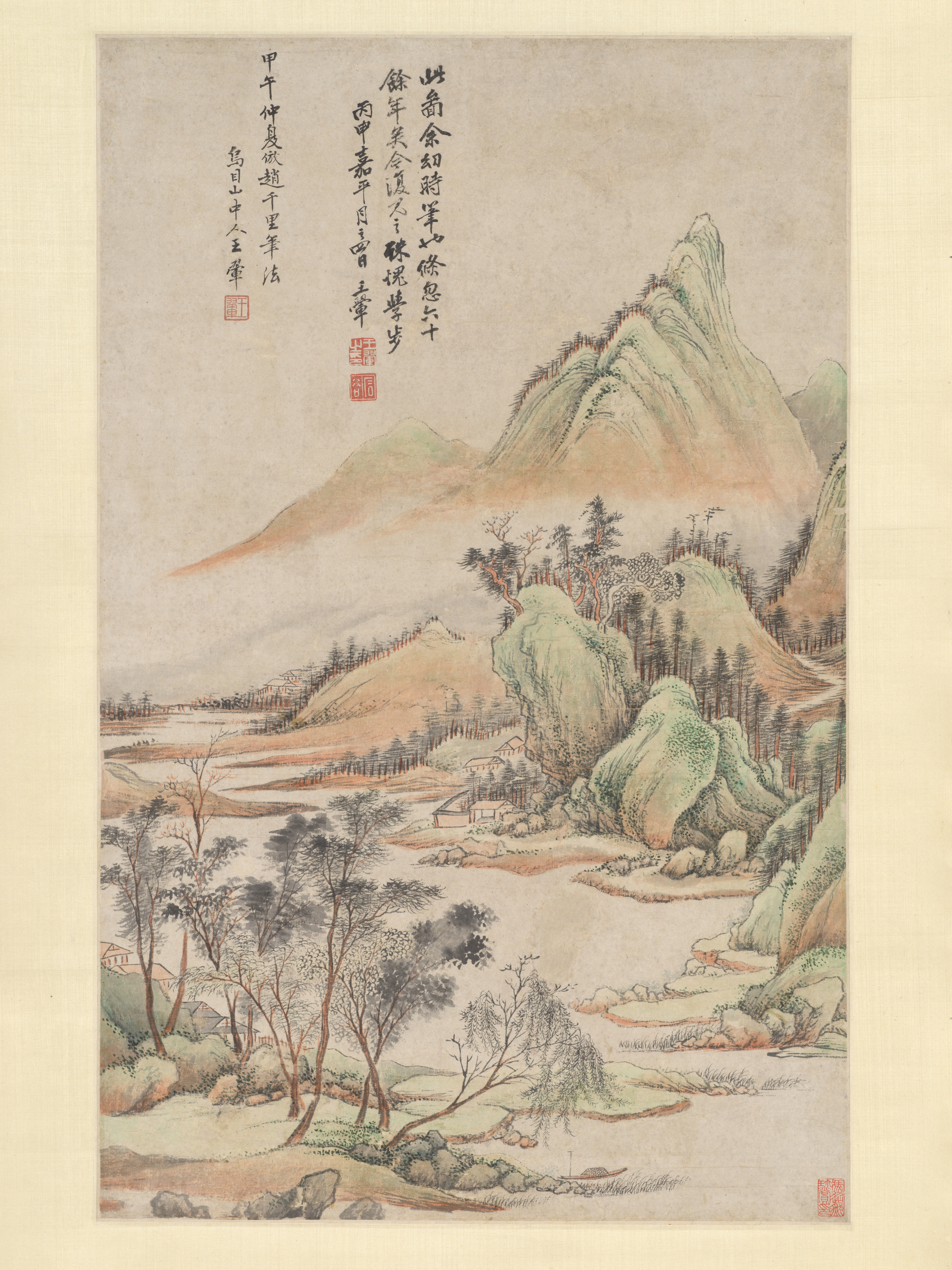 趙伯爵風の風景（方趙伯爵山水）