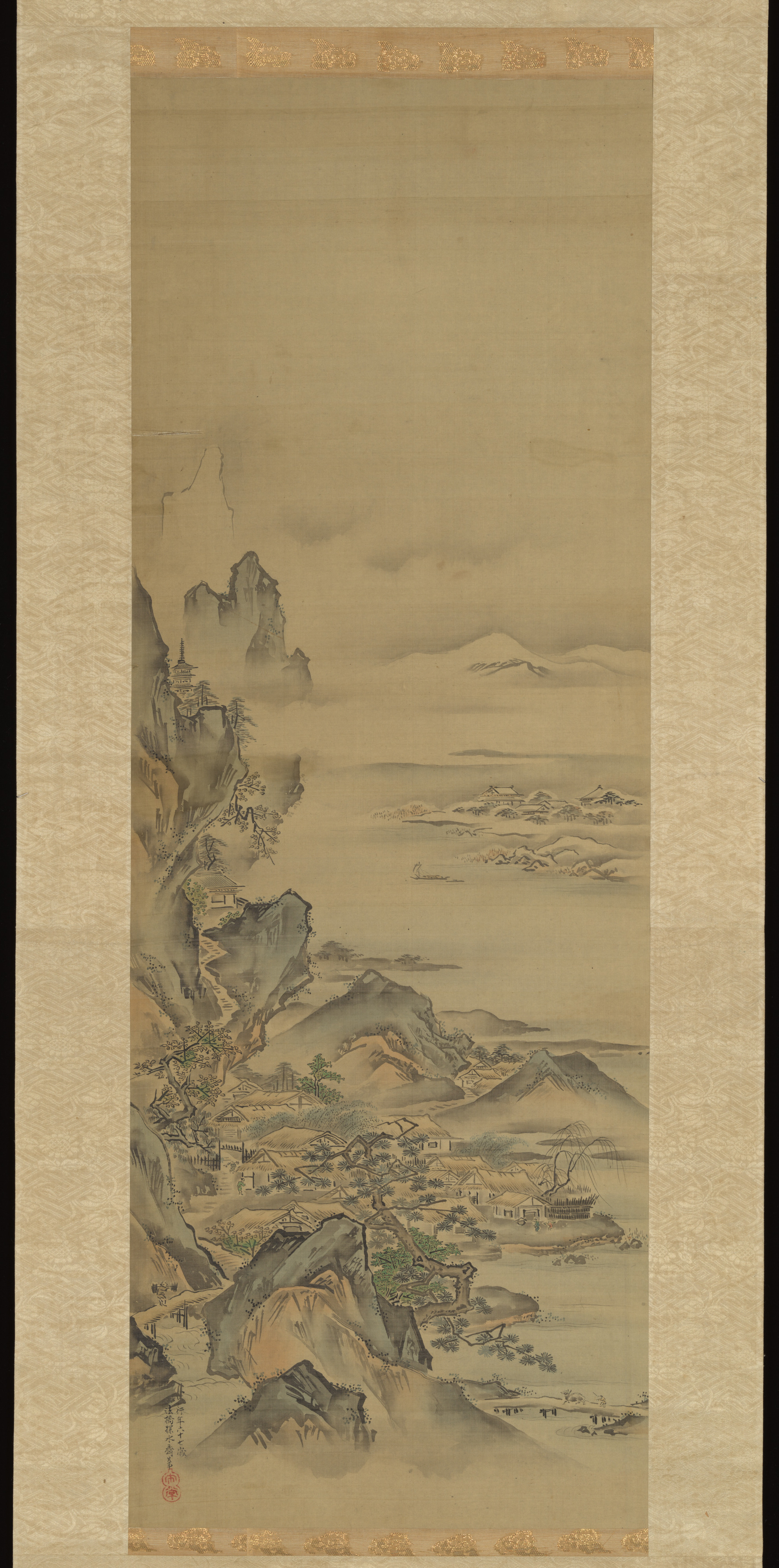 蓬莱山と蕭香八景