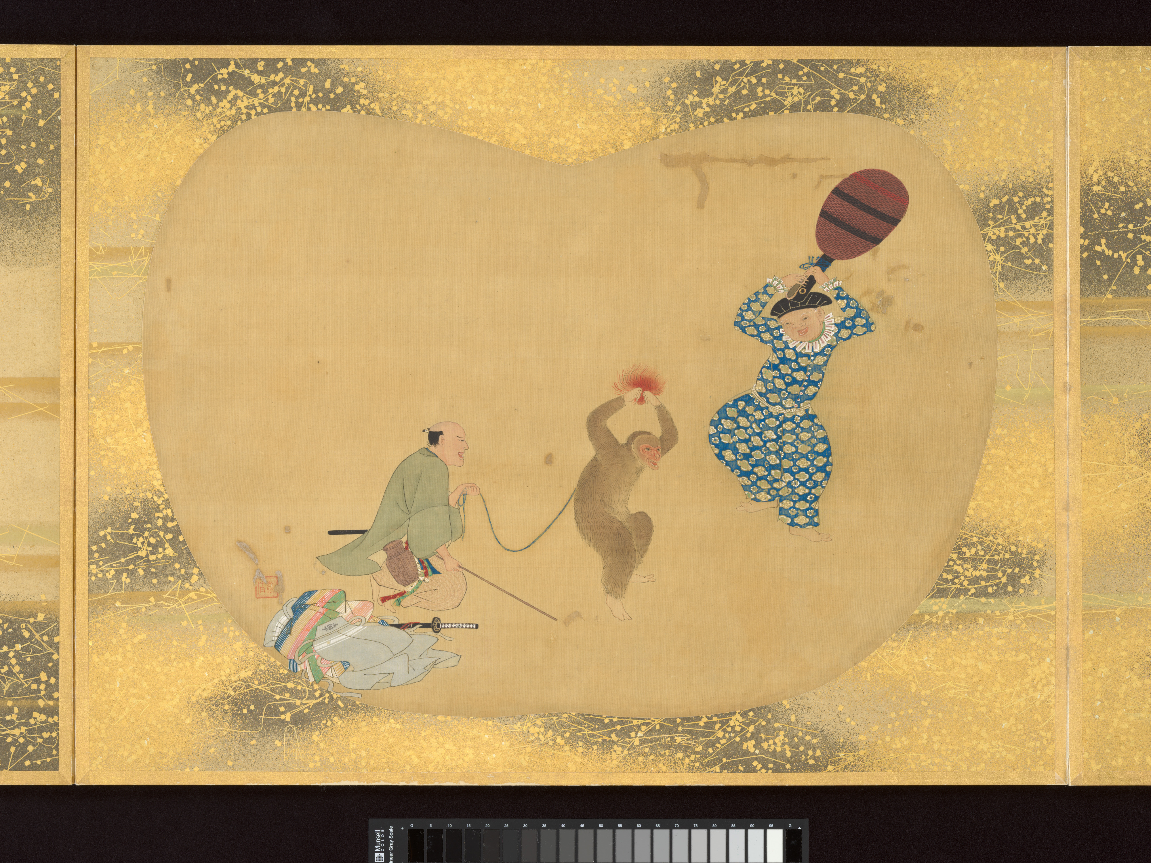 狩野常信扇形花鳥画集