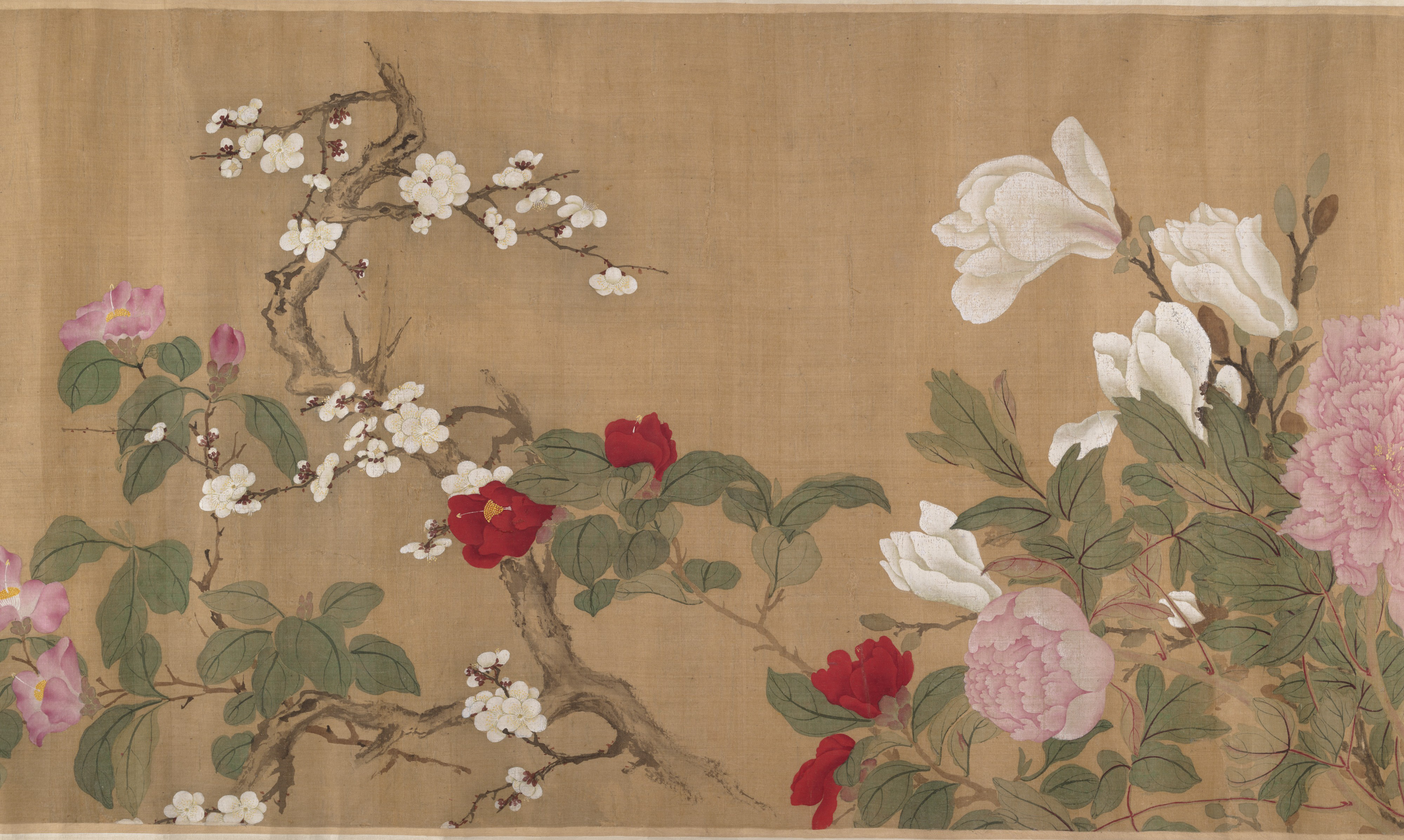 清朝（伝記） 尹祥平百花の巻 |百花