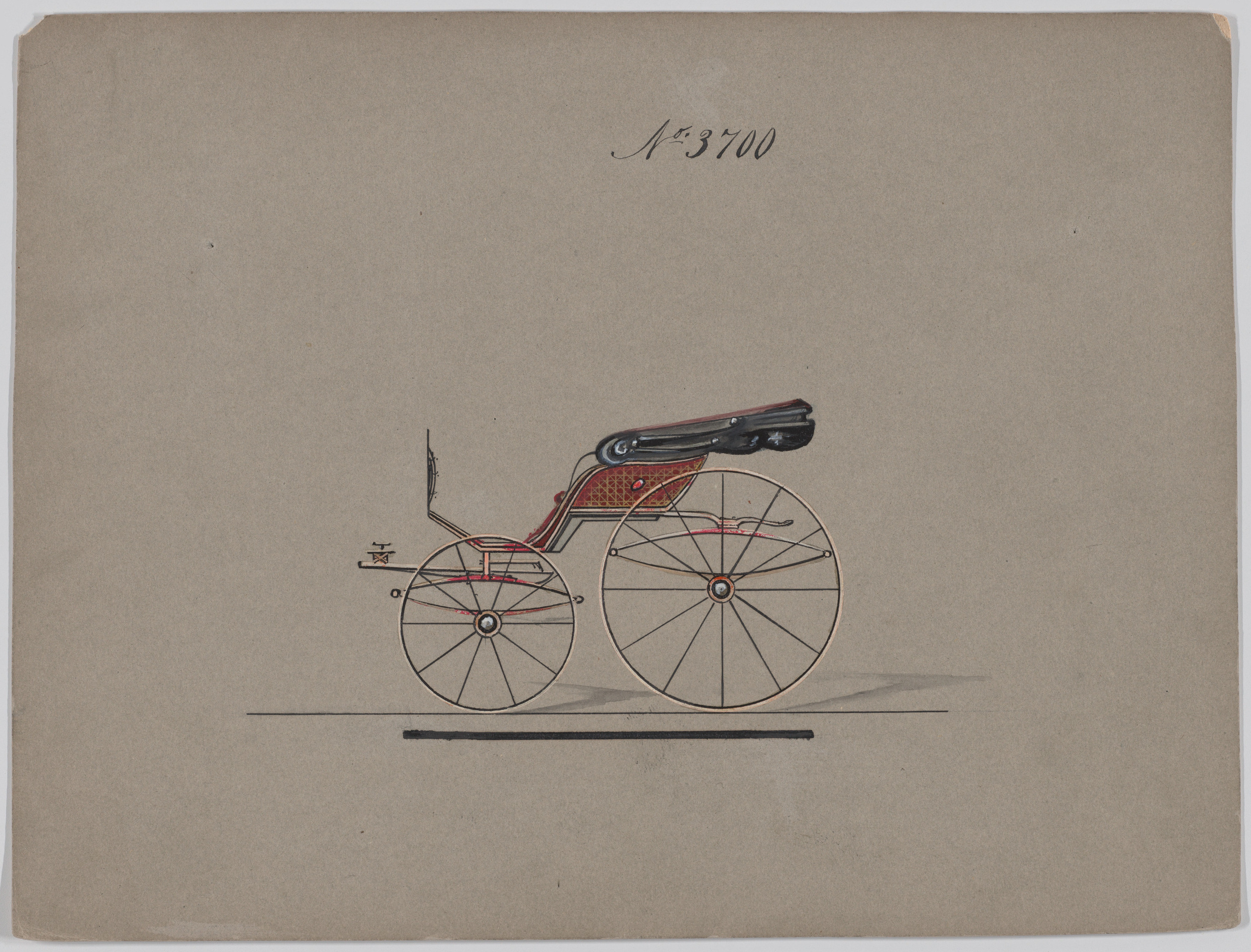 ポニー・フェートンのデザイン、No. 3700