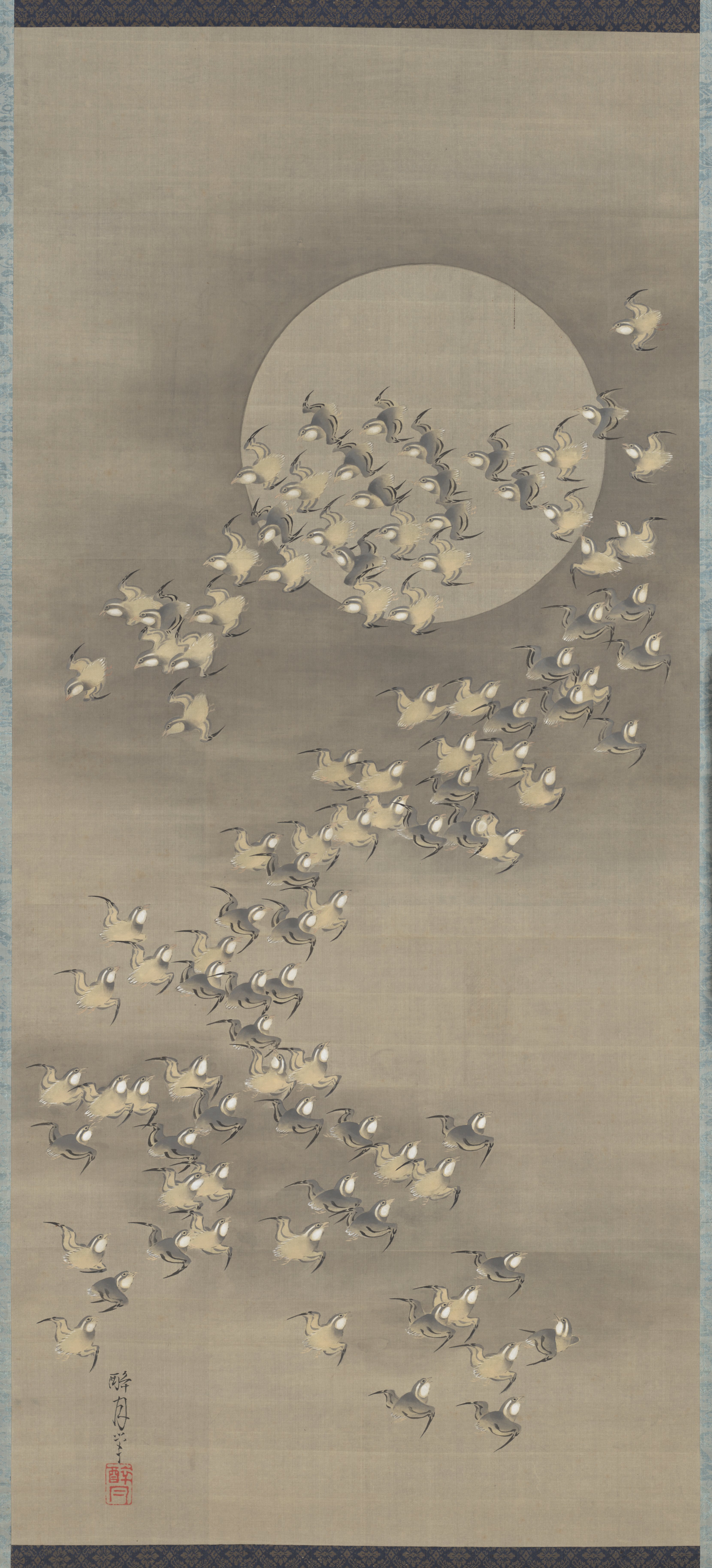 月光の千鳥