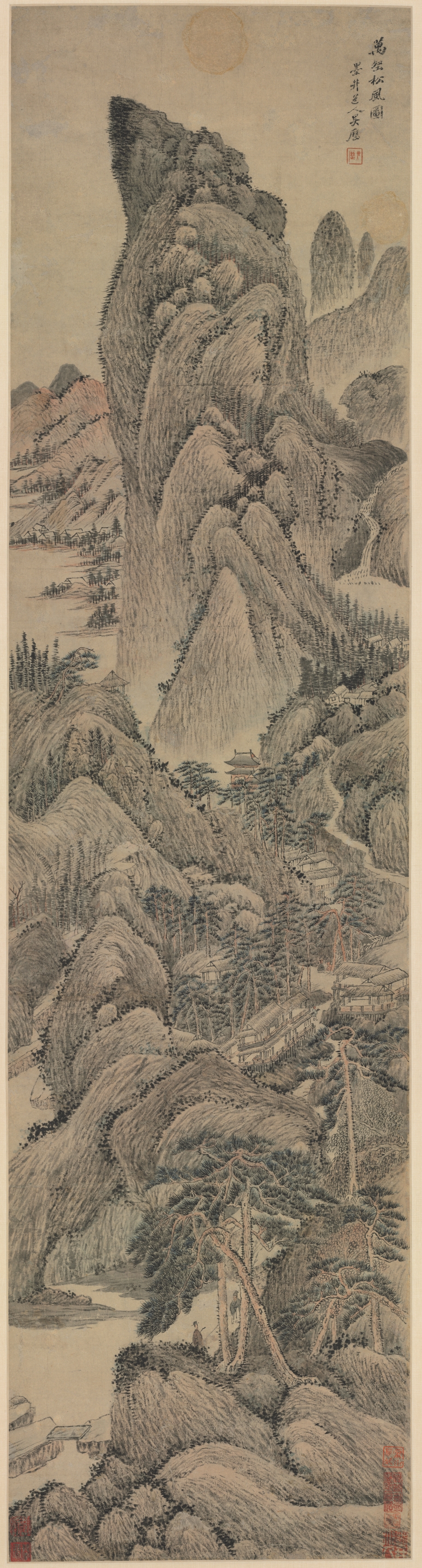 万壑松風