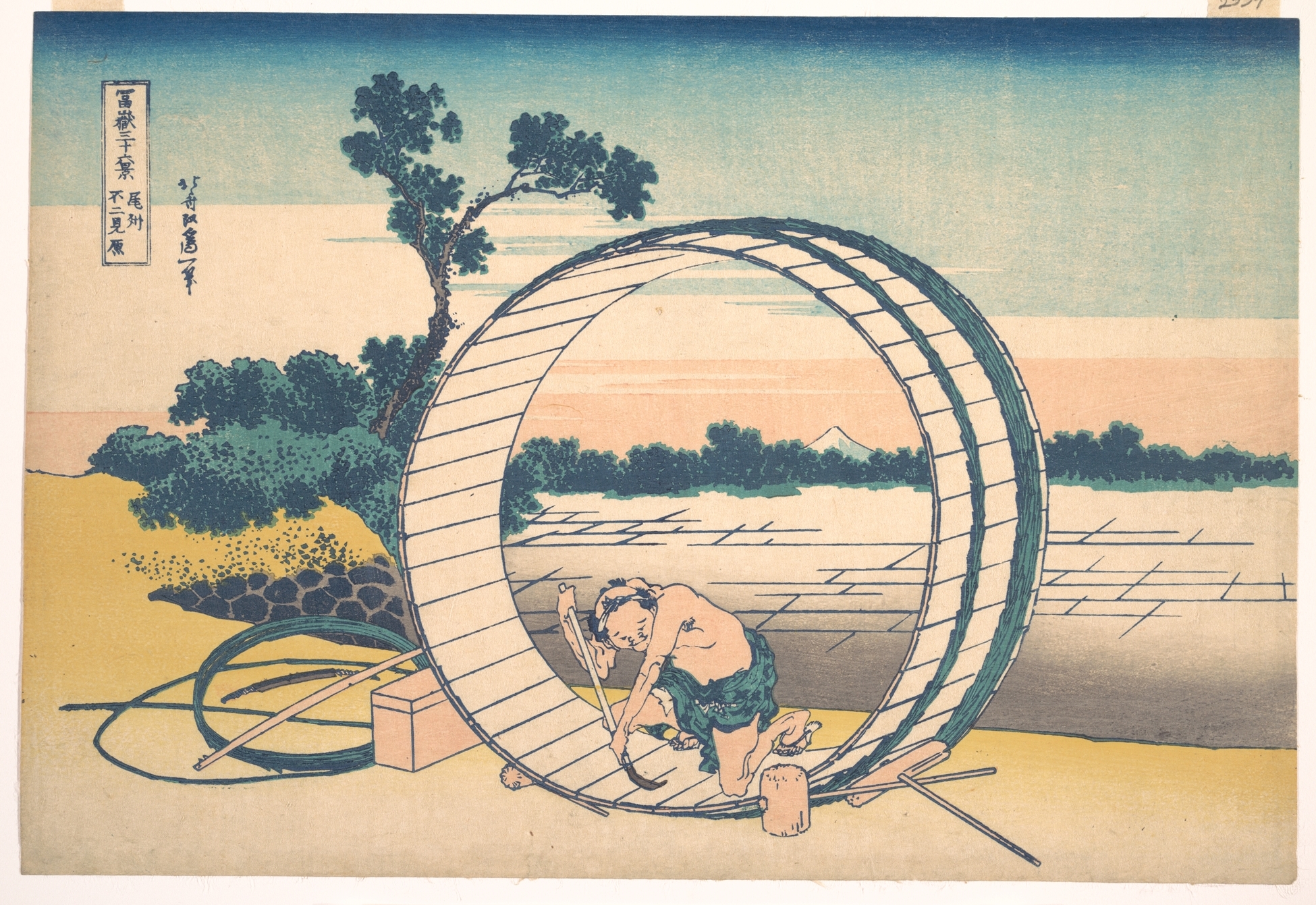 富嶽三十六景 尾張国富士見ヶ原（尾州富士見ヶ原）