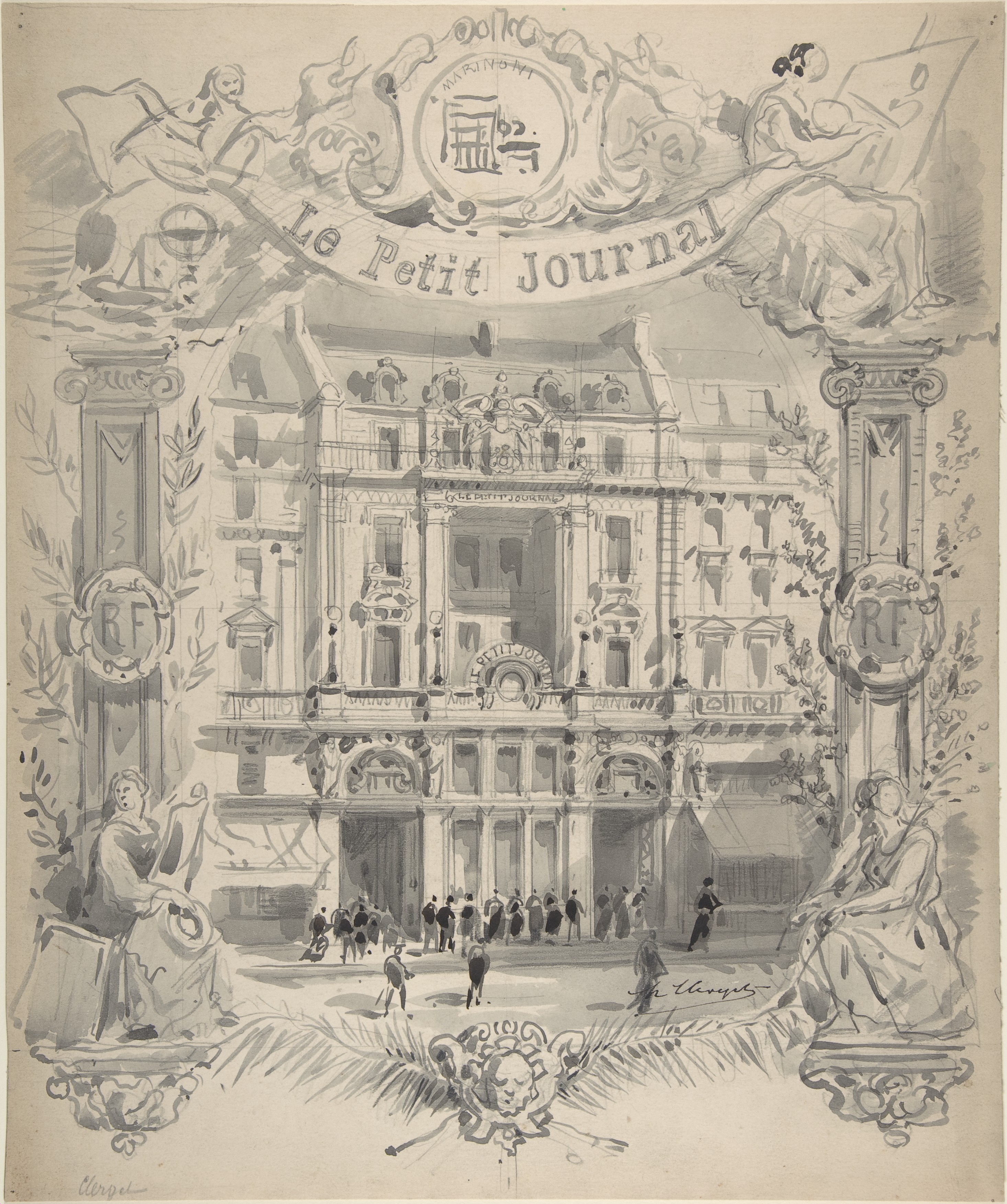 扉絵「Le Petit Journal」