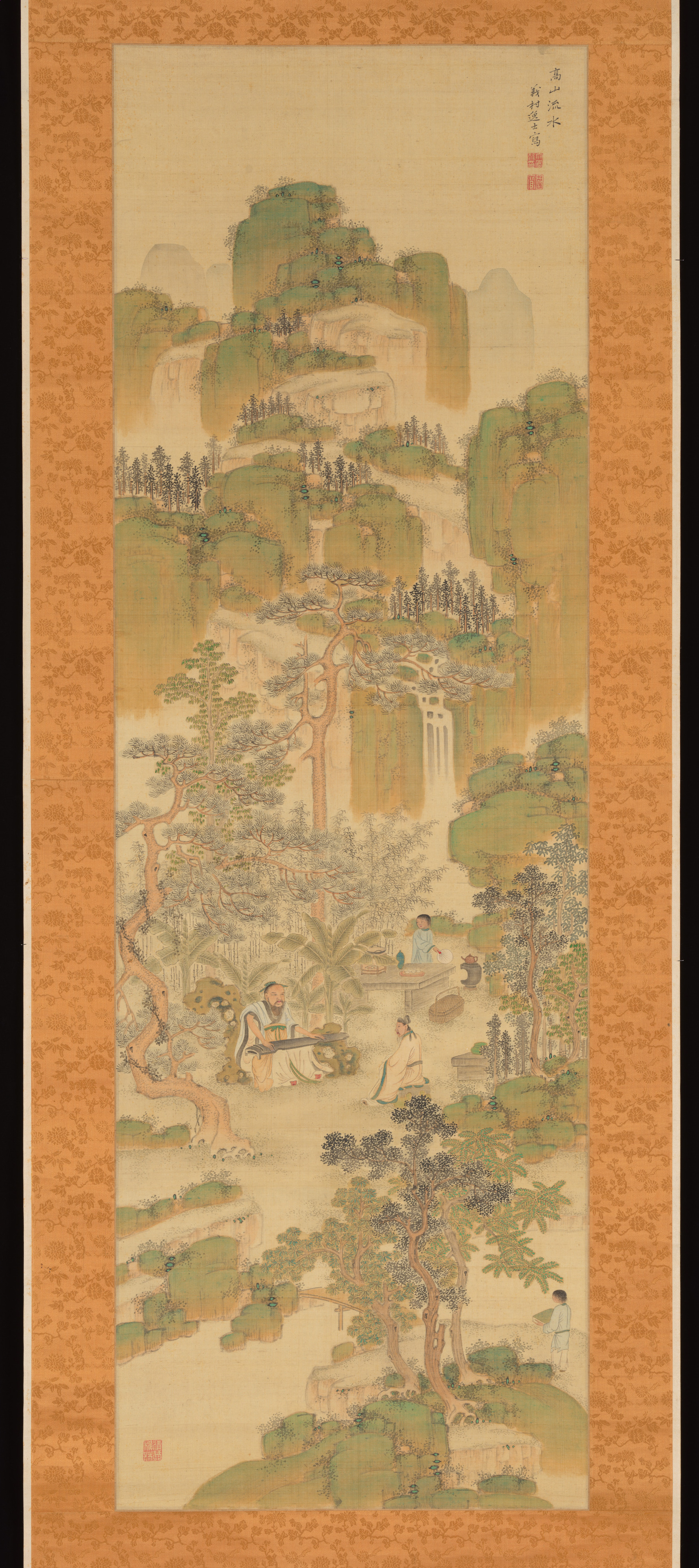 大蔵笠山ペン 高山、流水: Yu Boya と Zhong Ziqi|高山、流水: Yu Boya と Zhong Ziqi