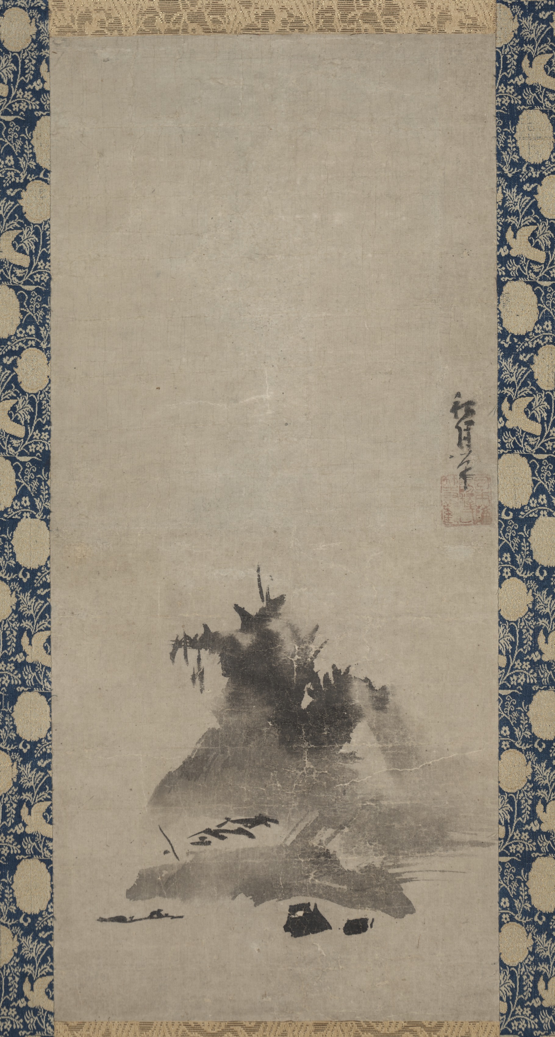 破墨山水図