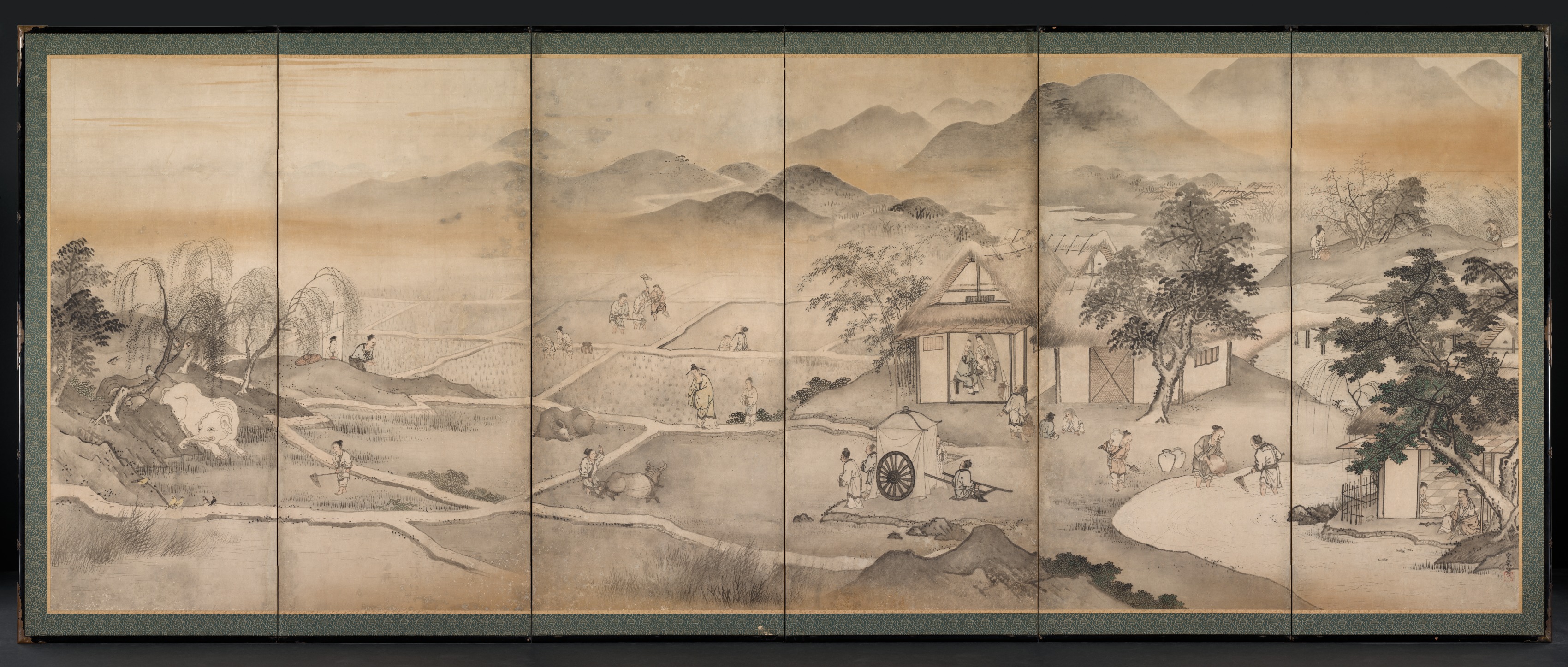堯帝訪舜図