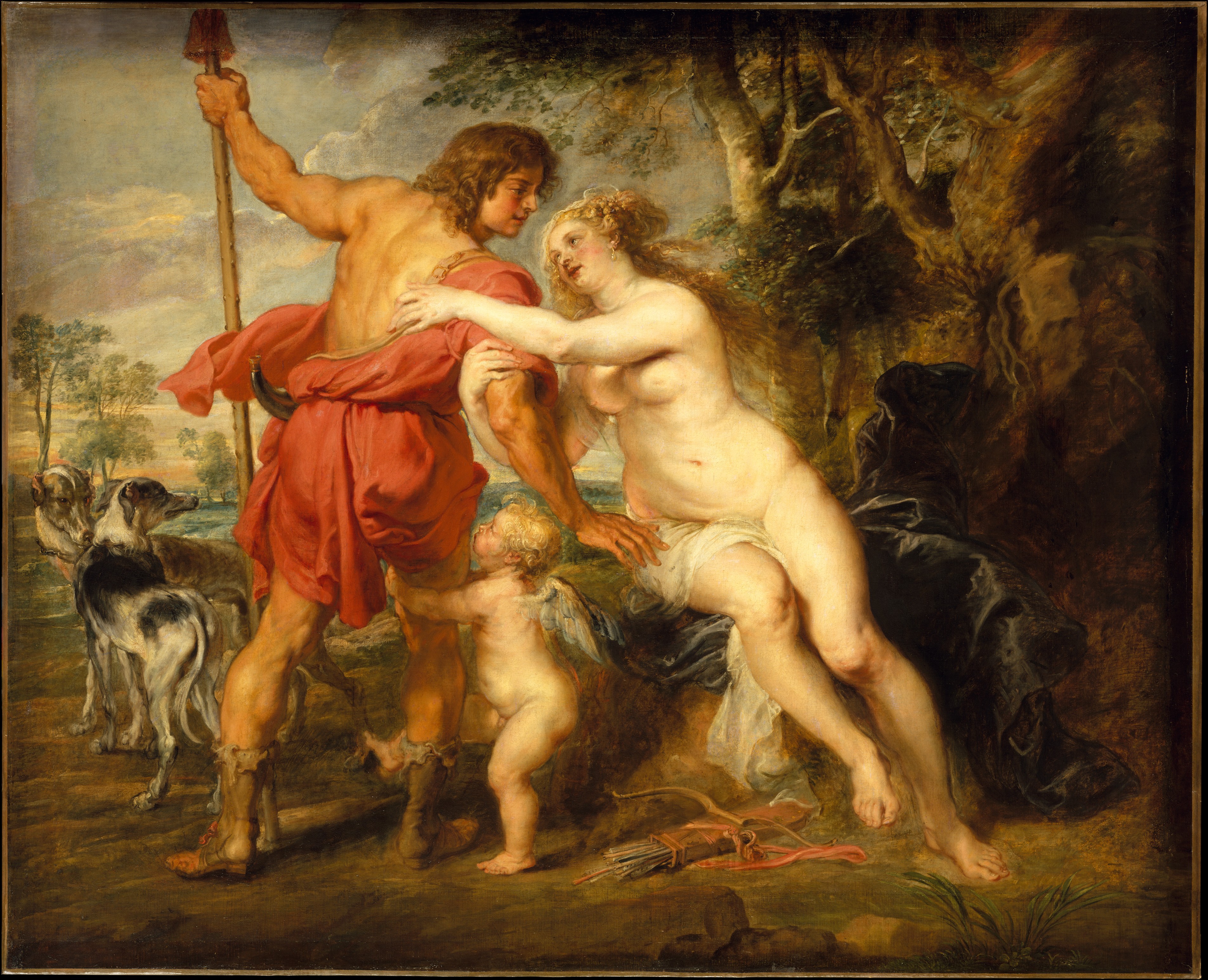 ヴィーナスとアドニス (ルーベンス、1635年)