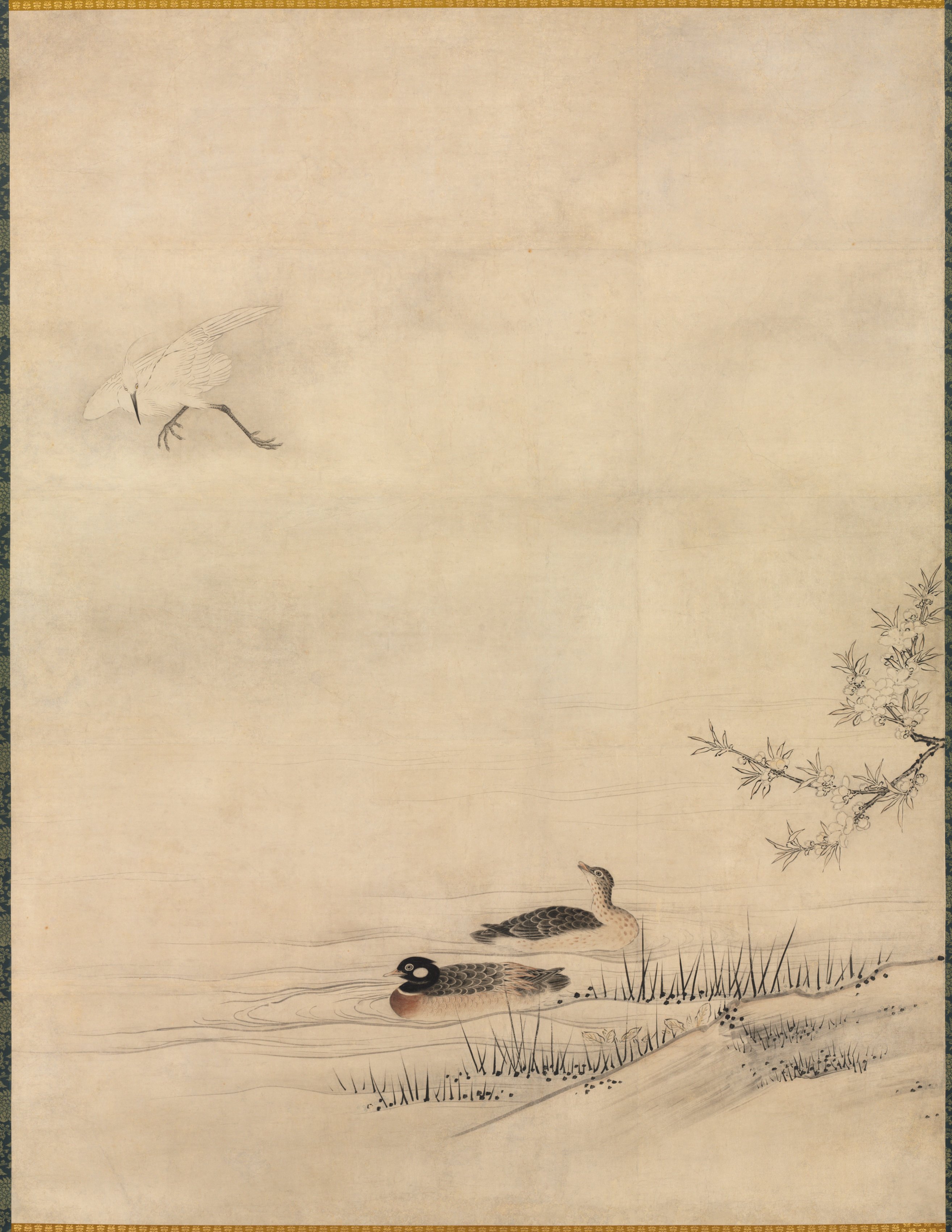 春景花鳥図