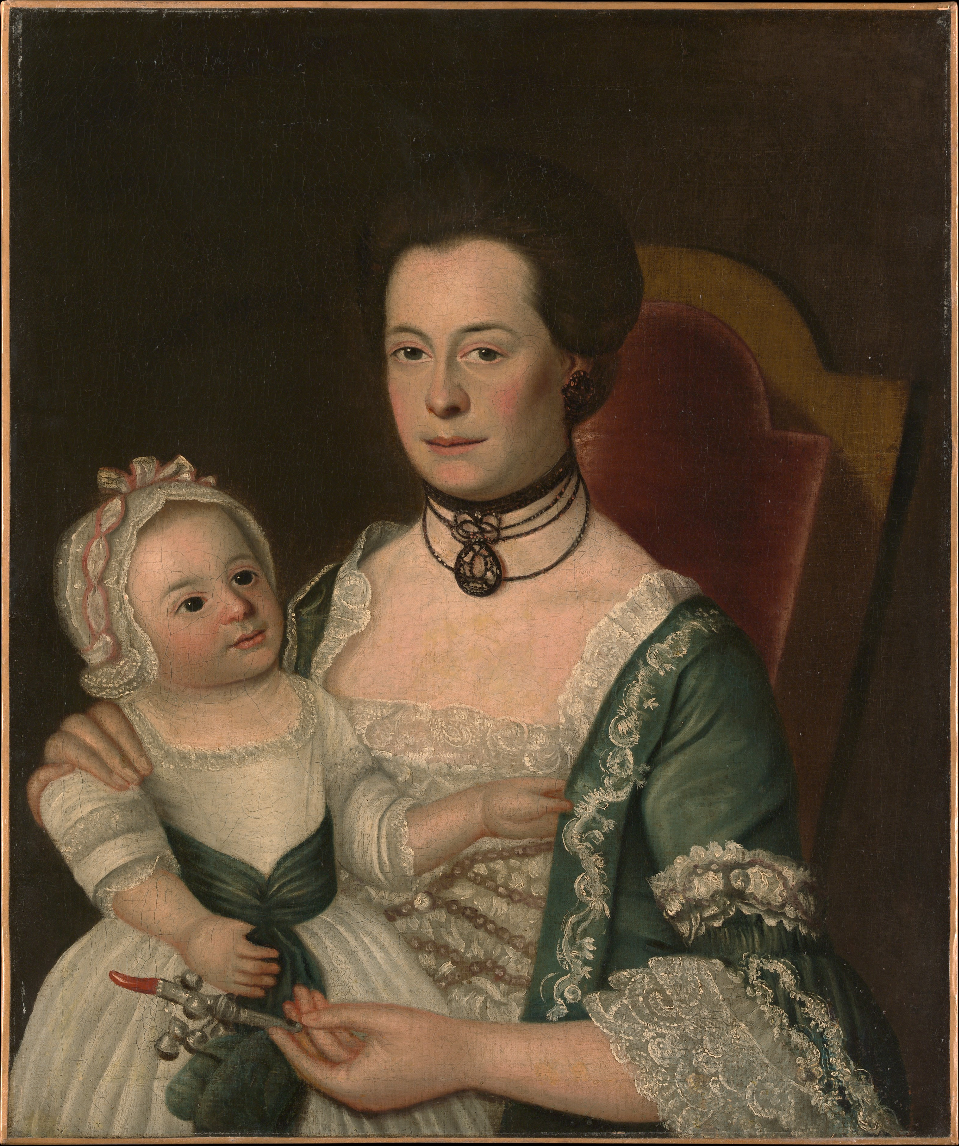 ジェイコブ・ハード夫人と子供