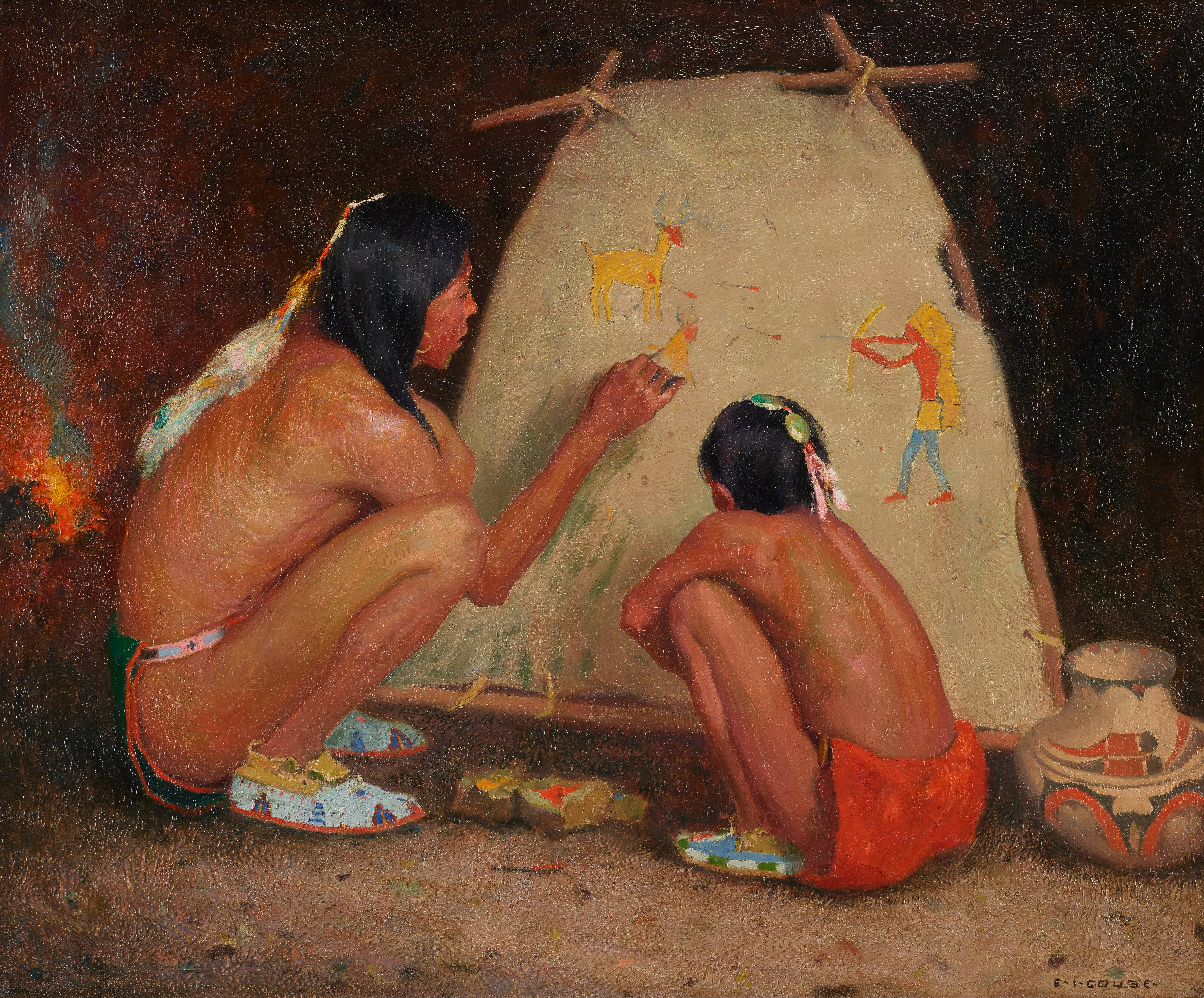 先住民の画家