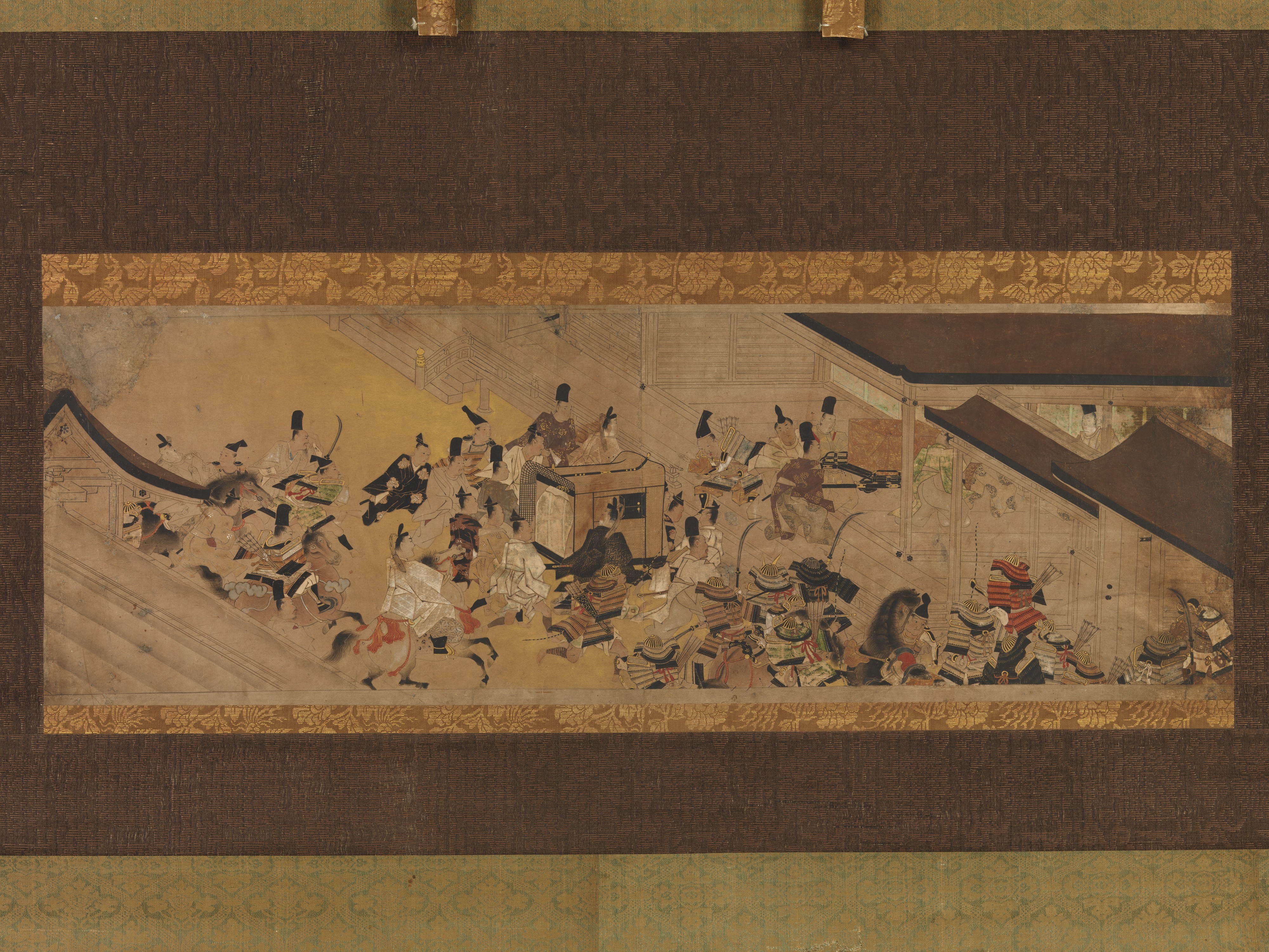 『平治物語』「六波羅行幸」の一場面