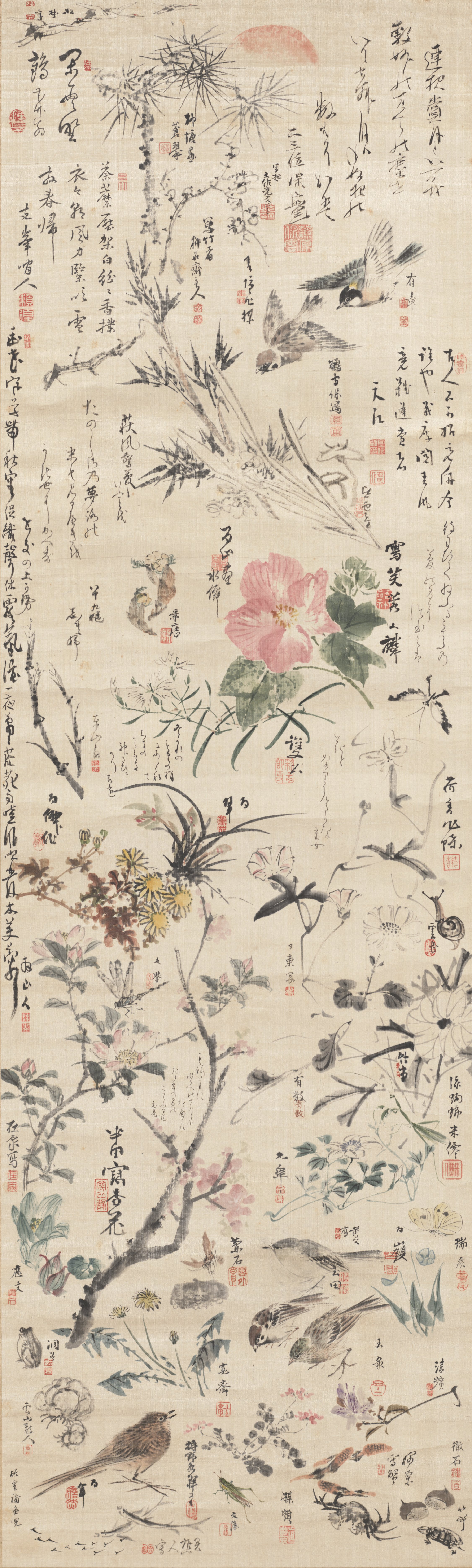 花鳥合作図
